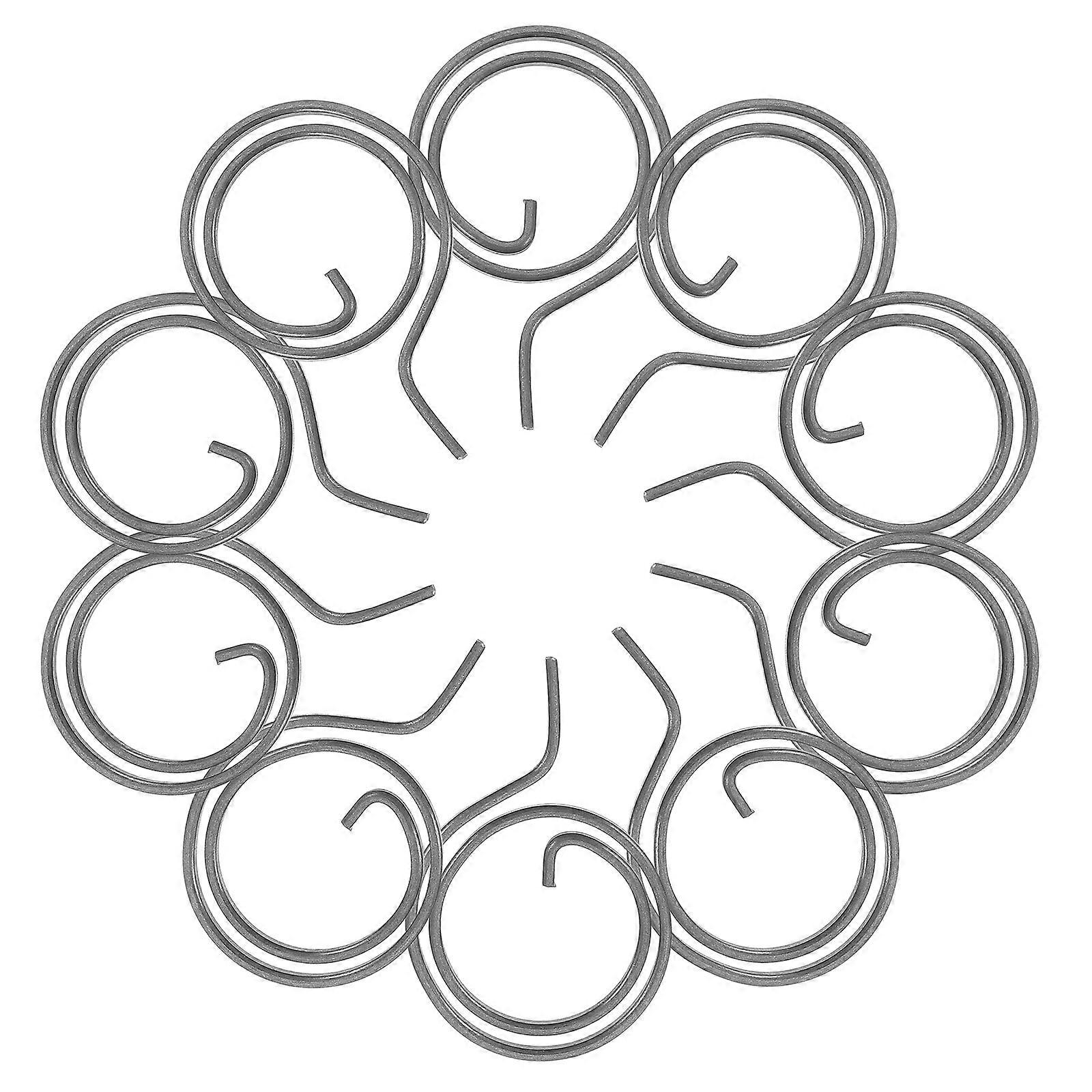 Black Door Lock Core Spring for Bedroom Lock Repair 10Pcs