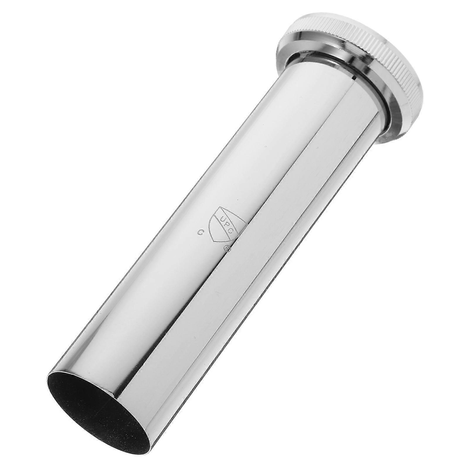 Drain Pipe Sink Tubular Drain Connection for Trap Silver Copper Stainless