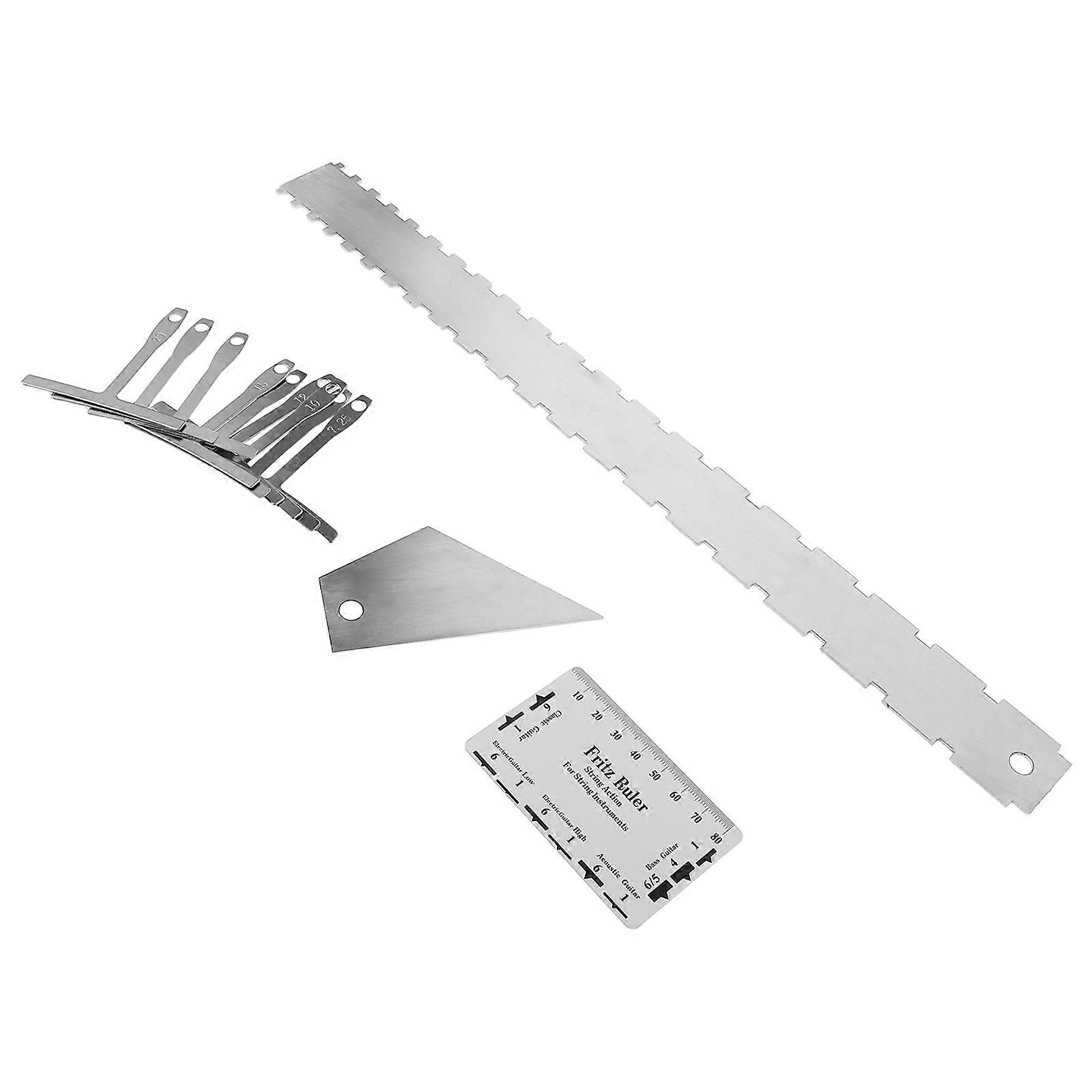 Guitar Fret Radius Gauge for Precise String Measurement 1Set Luthier Tool