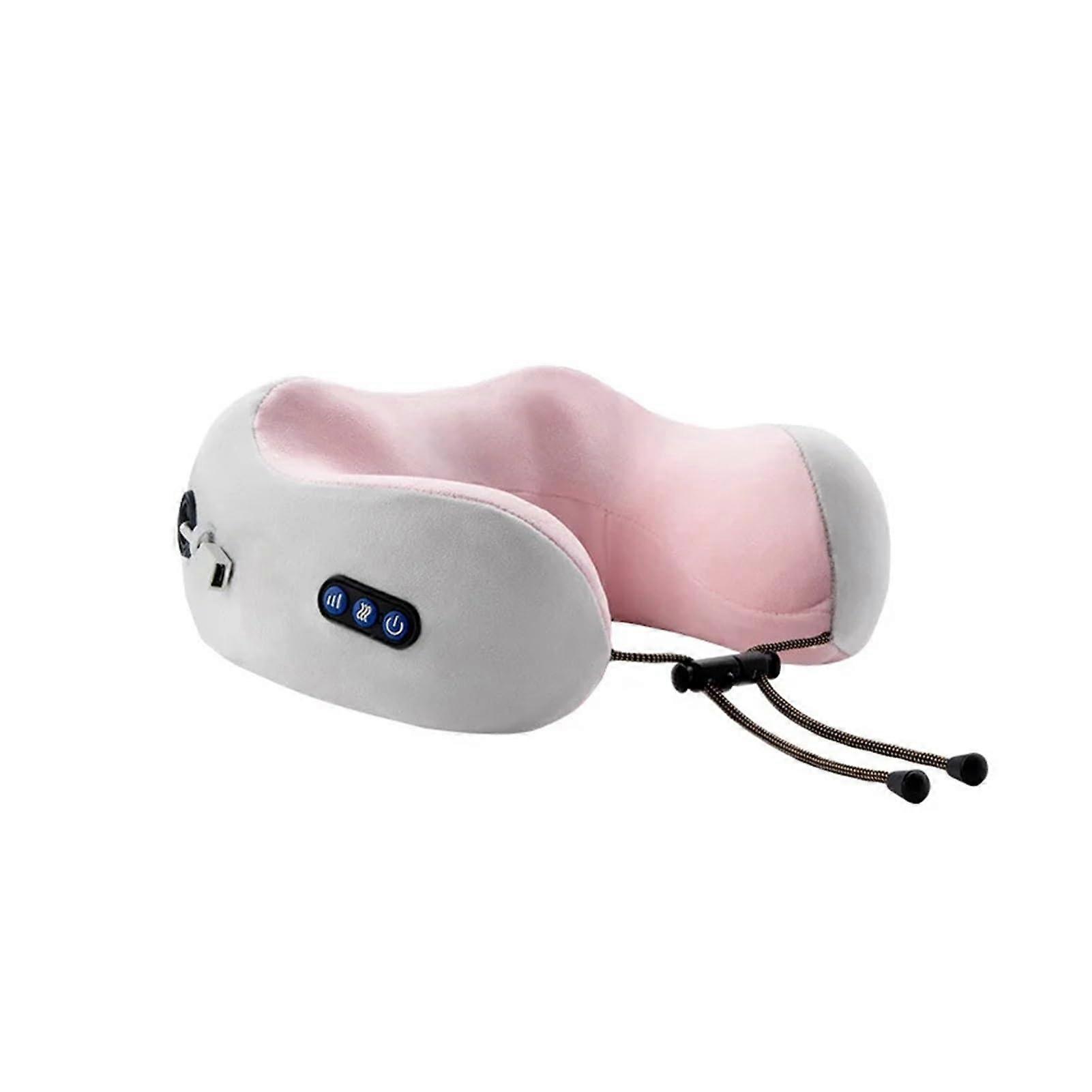 Neck Massager Pillow with Ergonomic Neck Support, Memory Foam Travel UShaped Cervical Pillow