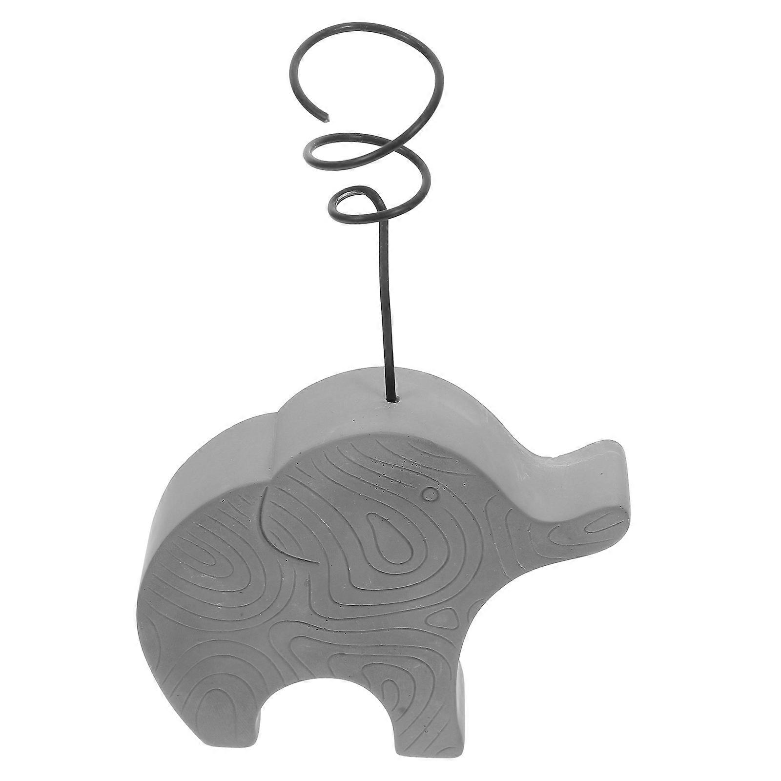 Creative Cement Air Plant Display Stand for Office Decoration