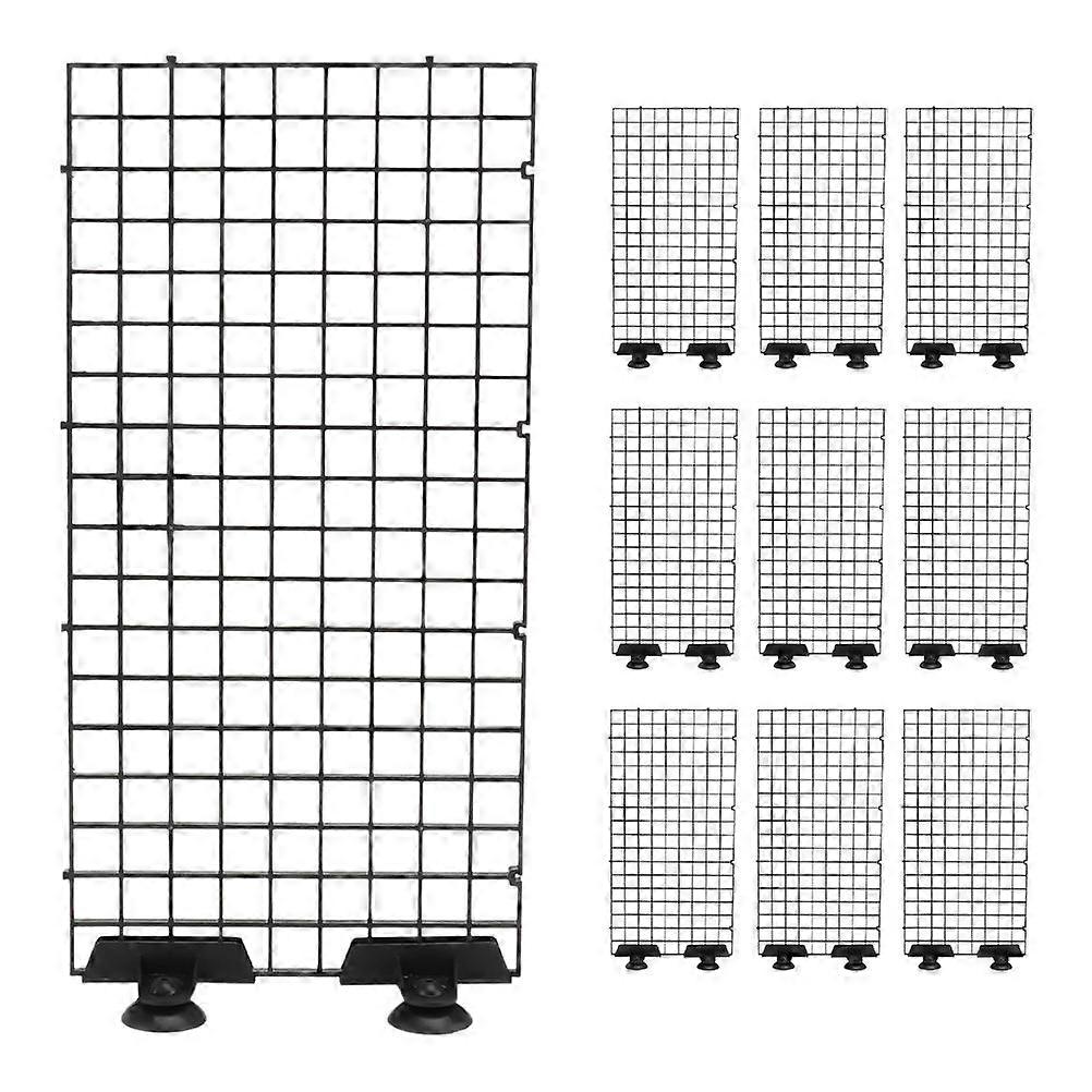 Aquarium Partition Plastic Grid Divider for 1Set Fish Tank Separation