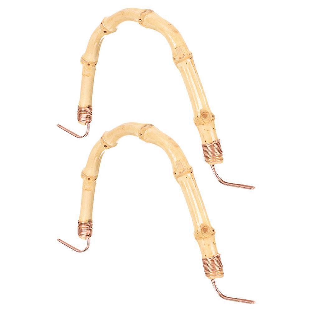 Bamboo Teapot Handle Replacement Suitable for Household Use 2Pcs