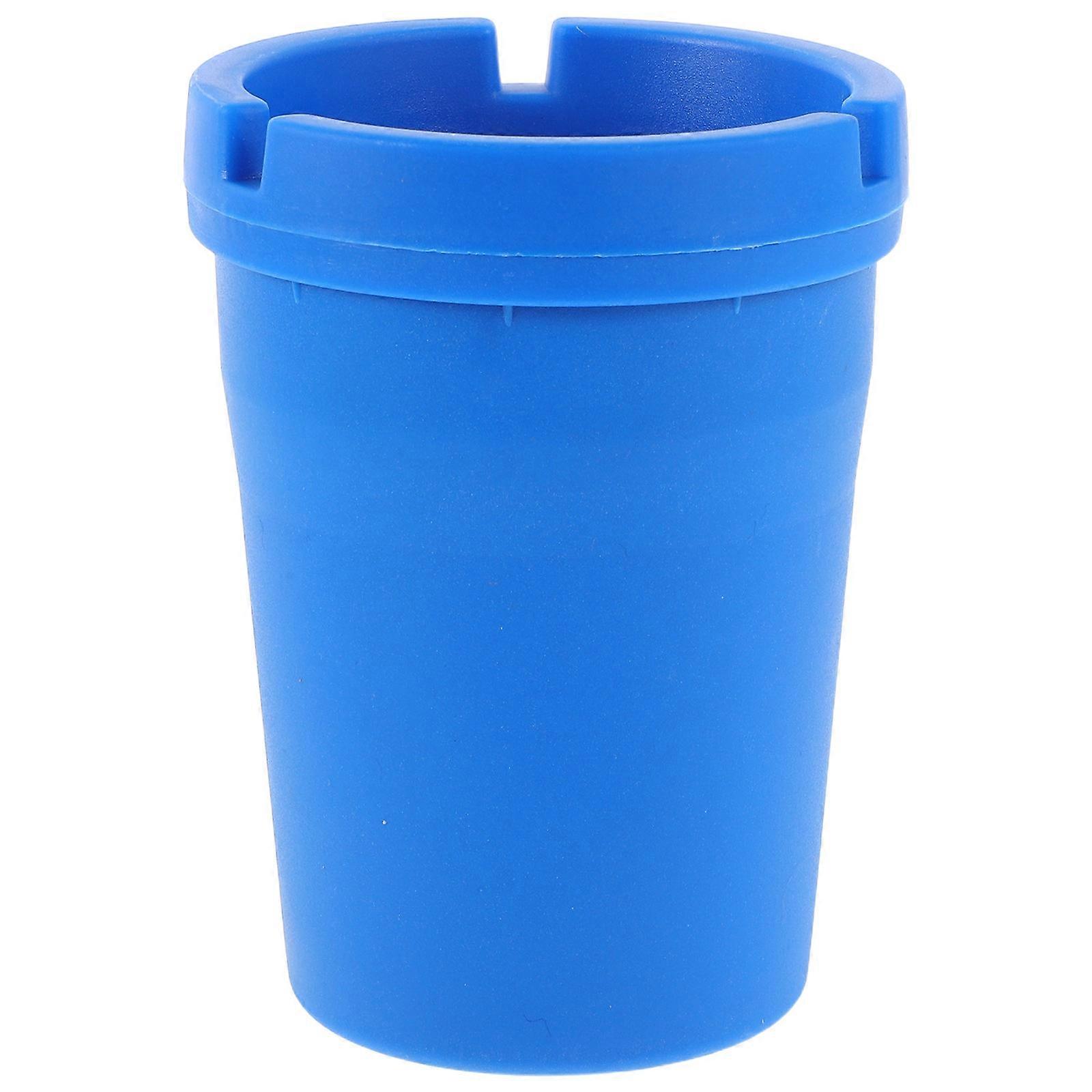 Portable Mini Auto Ashtray for Travel Use with Leakproof Feature