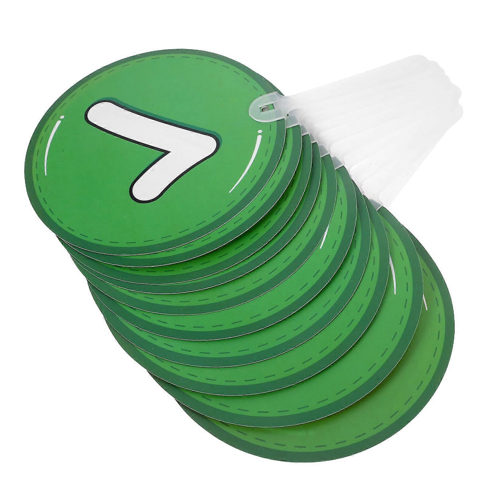 Handheld Paddle Boards for Quick Response 10Pcs Plastic Student Signs