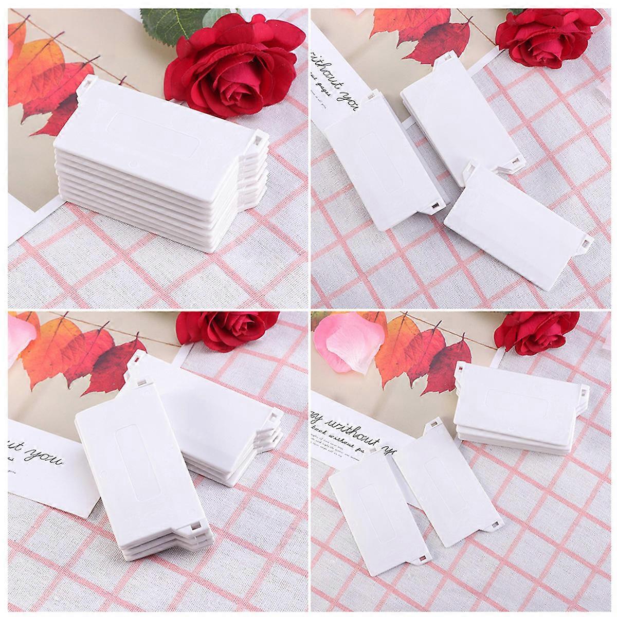 Κάθετο στόρι λευκό κάτω βάρος τάβλες για διακόσμηση 10 τεμάχια αξεσουάρ PVC