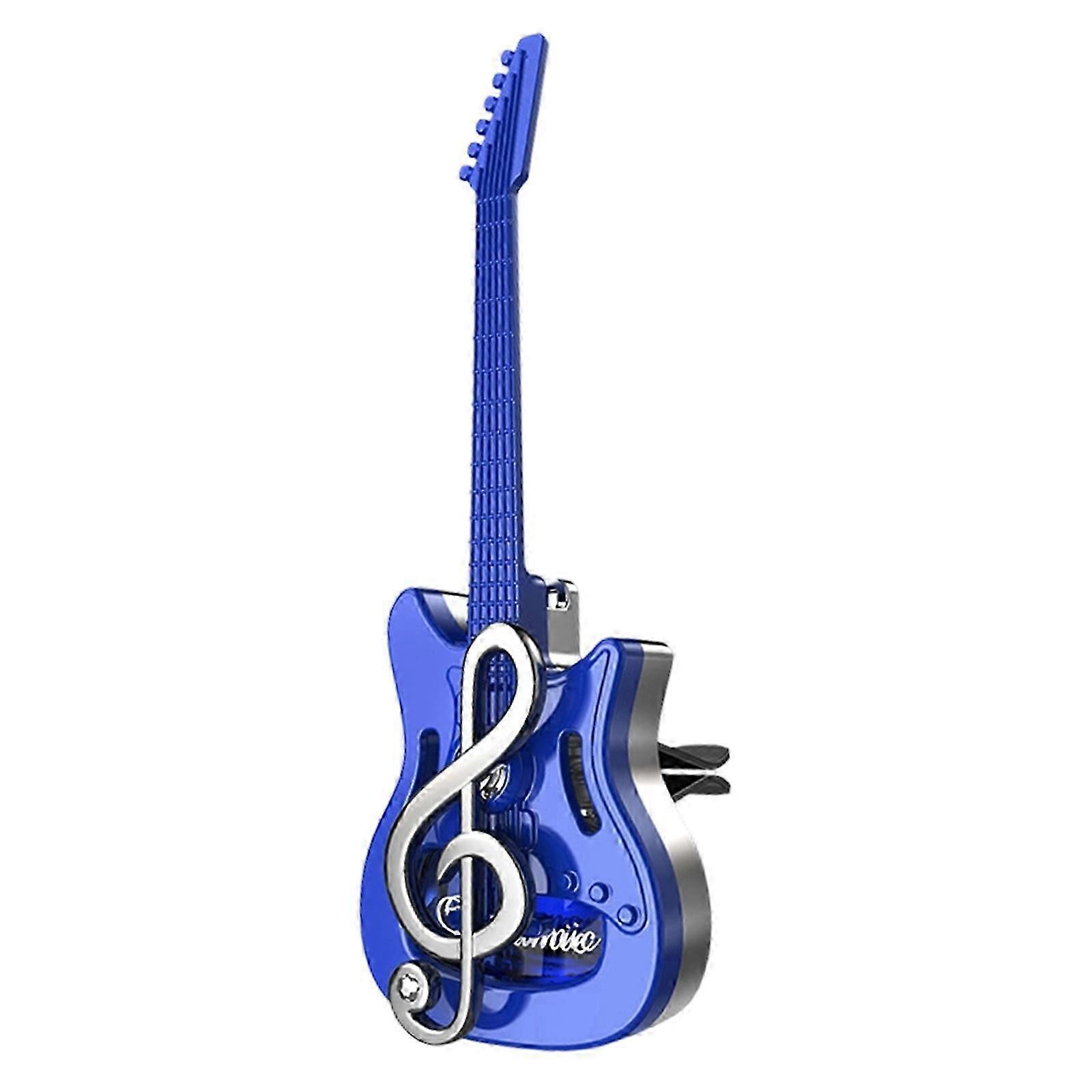 Car Vent Clip Guitar Shape With Fragrances Function For Music Enthusiasts Easy Installation Universal Compatibility Multicolor