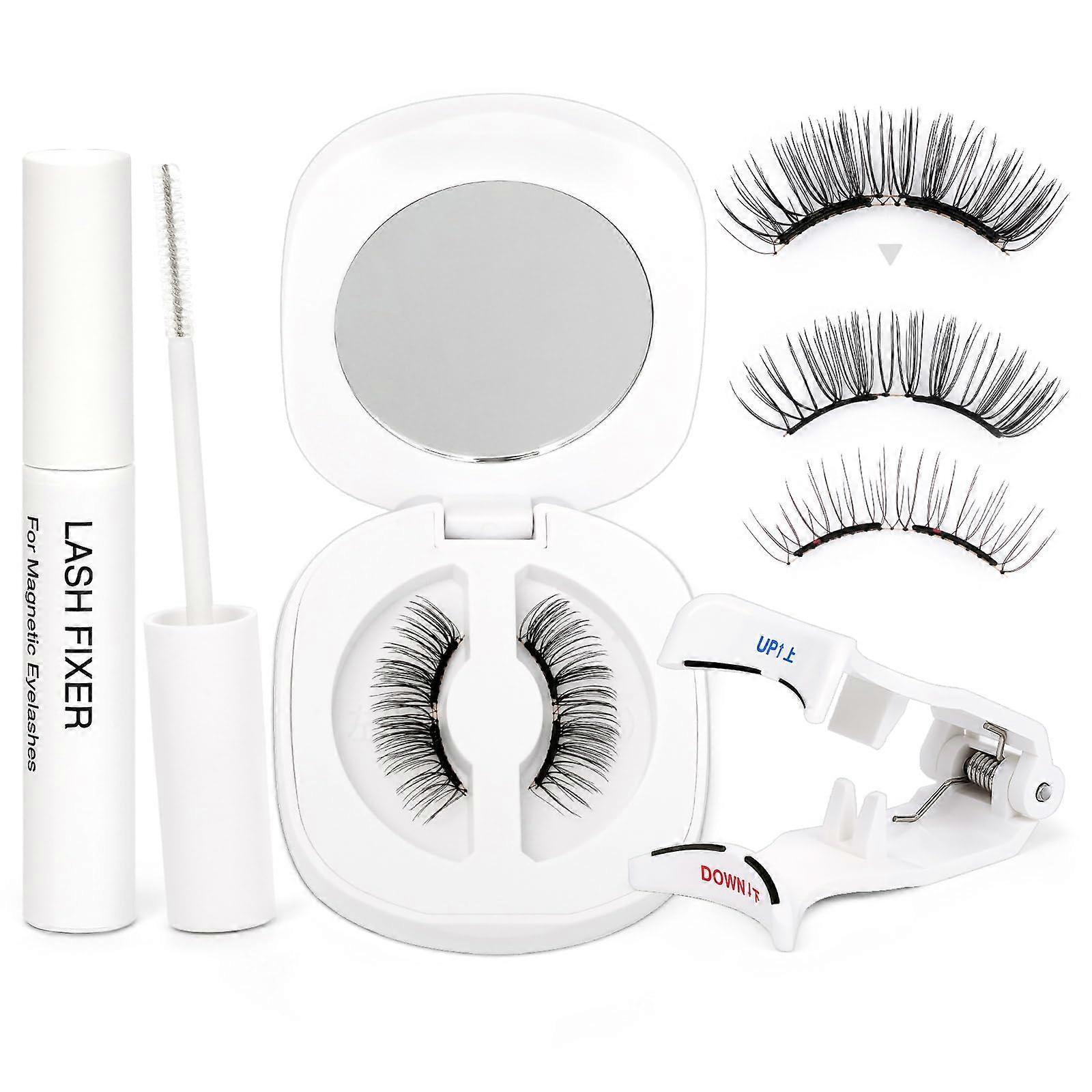 Magnetic Eyelashes with Applicator Kit, Reusable UltraSoft Lashes, Natural Look, No Glue Needed