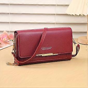 Fashionable Crossbody Bag, Mobile Phone Bag, Card Bag, Wallet, RFID Protective Adjustable Shoulder Strap, Handheld Coin Purse