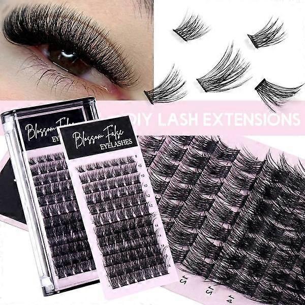 DIY Eyelash Extension Single Cluster False Lashes Grafting False