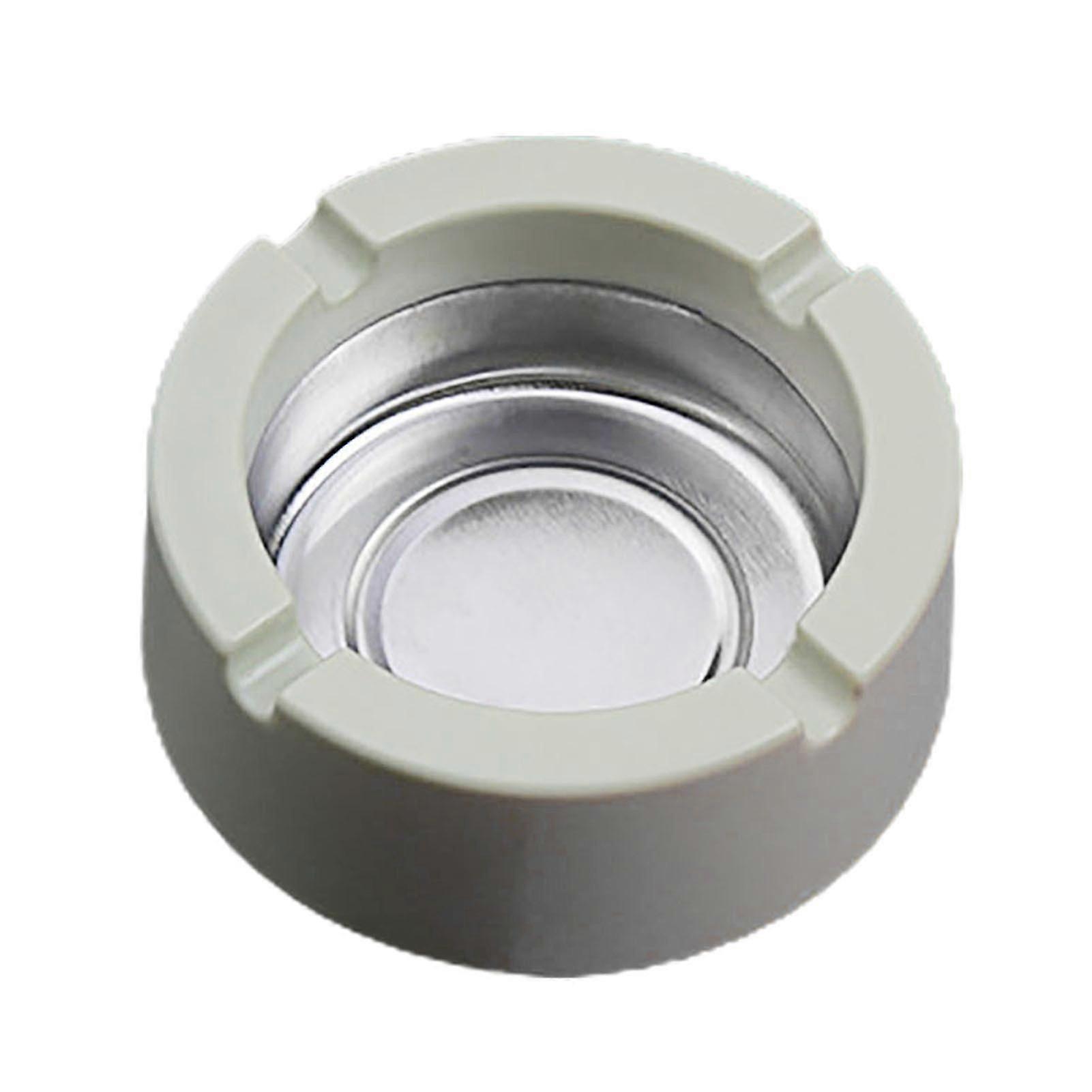 Portable Creative Tinplate Square Ashtray Holder Cigarette Ash Storage Box Case