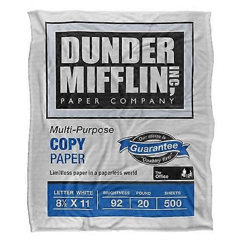 The Office Dunder Mifflin Copy Paper Silky Soft Touch Blanket