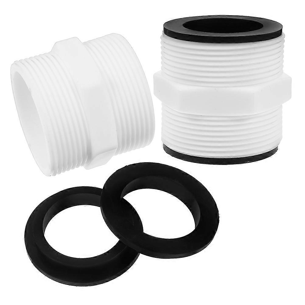 Pool Hose Connector Adapter for Vacuum Hose 2Pcs Plastic Connector for Pumps