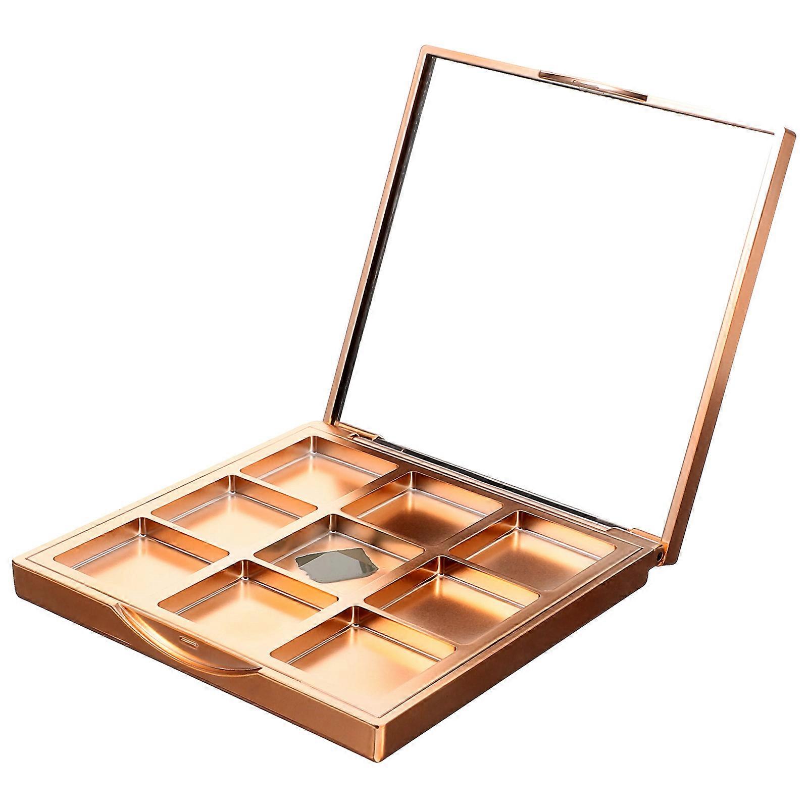 Empty Eyeshadow Palette Makeup Tray for Storage Use with 9 Grids