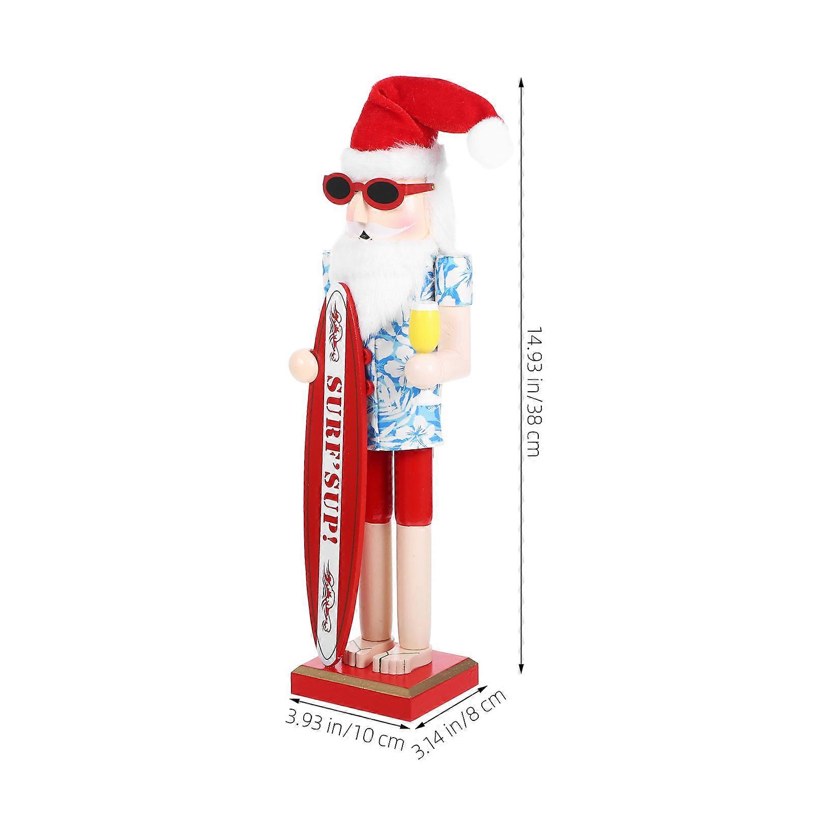 Wooden Nutcracker Beach Nutcracker for Decoration Christmas Home Decor