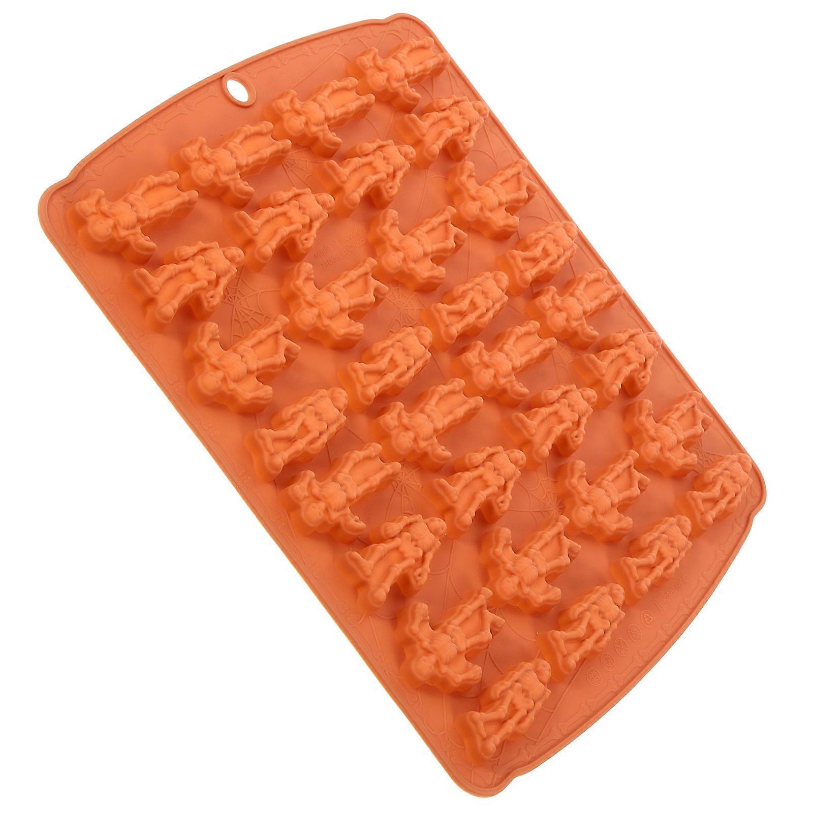 Halloween Silicone Skull Mold for Baking Skeleton Cookie Tool