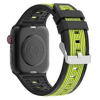 Dual Color Striped Strap for Apple Watch Ultra 3 2 1 49mm/Series 11 10 46mm/9 8 7 45mm/SE3 SE2 SE 6 