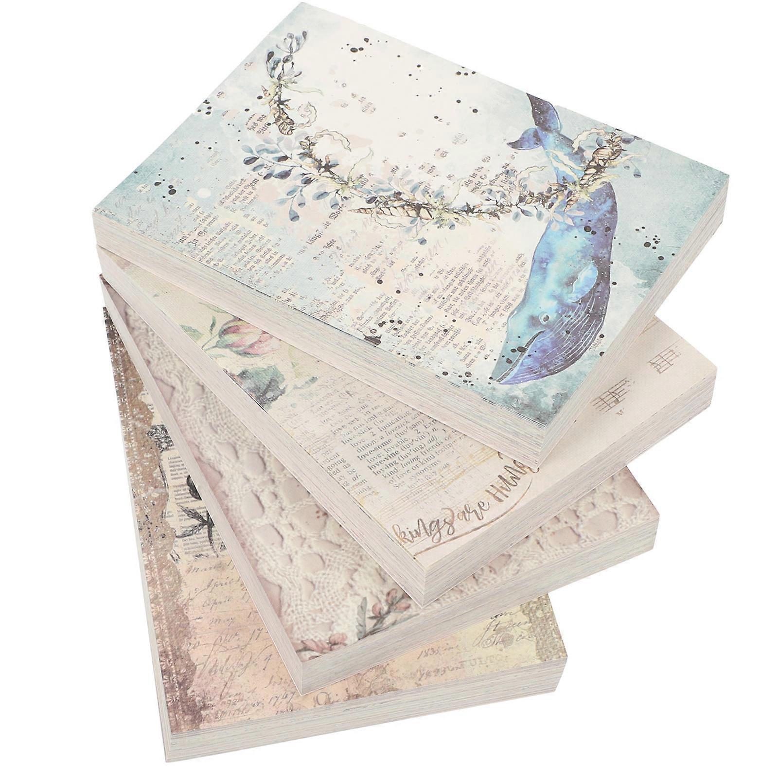 DIY Scrapbook Paper Scrapbooking Papers for Craft Use 4Sets