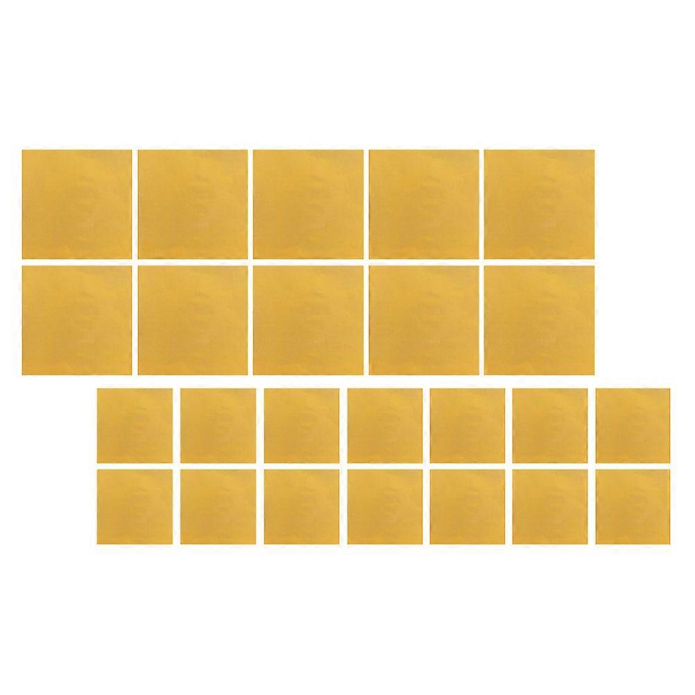 Golden Aluminum Foil Wrapper for Chocolate Candy Packaging 300 Sheets