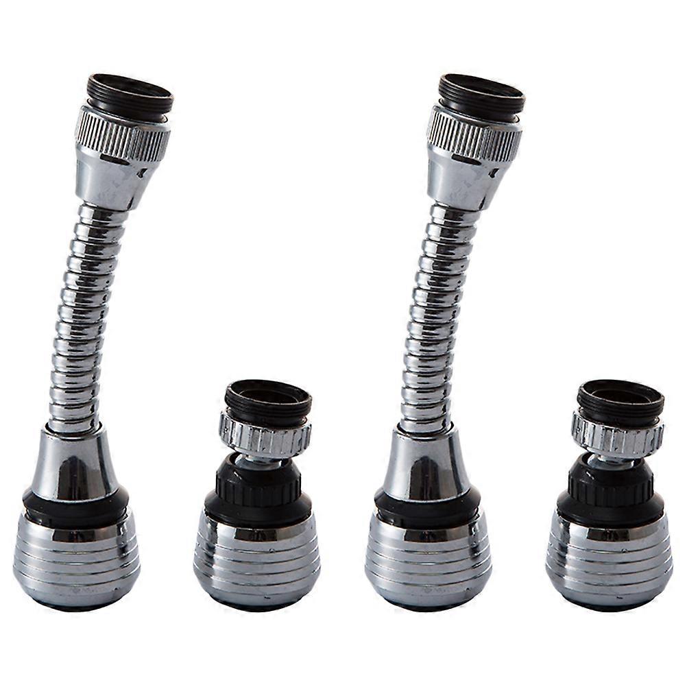 Cold and Hot Water Tap Practical Grey Temperature Control 2Pcs