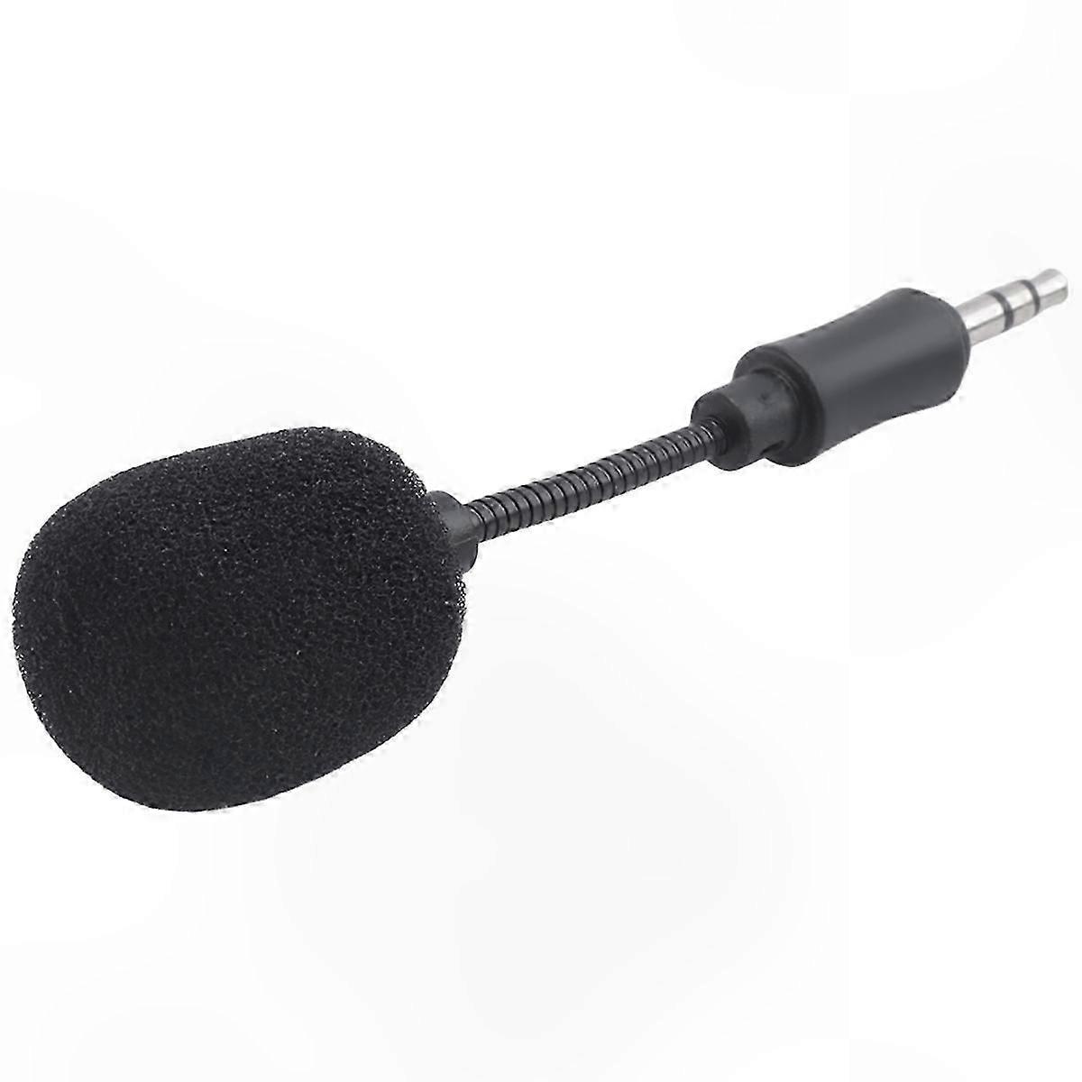 Compact 3.5mm In-Line Microphone for Action Cameras with Three-Pole Design