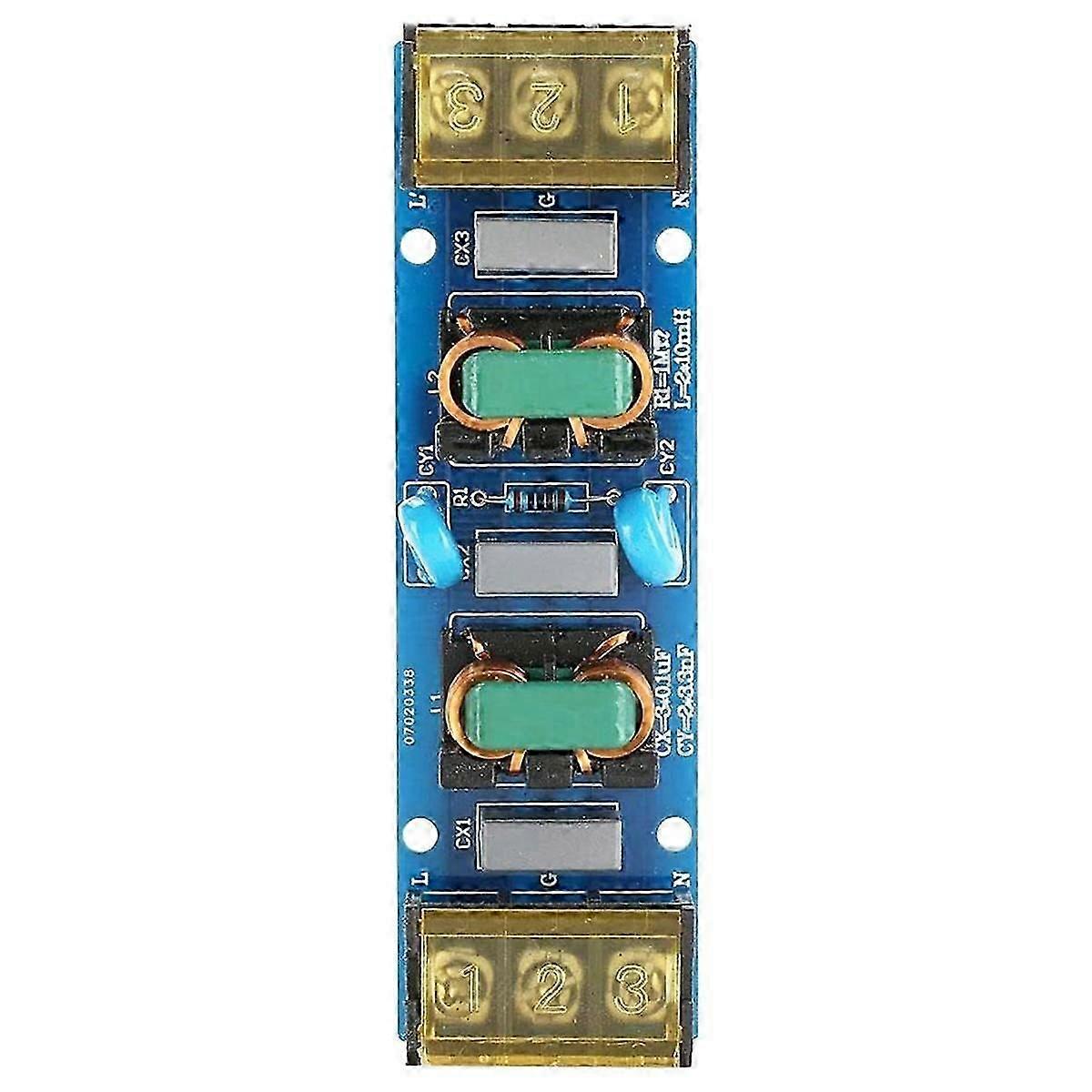 Power EMI Filter Module 25A High Frequency Two-Stage Wave Filter Power Low-Pass Filter Board