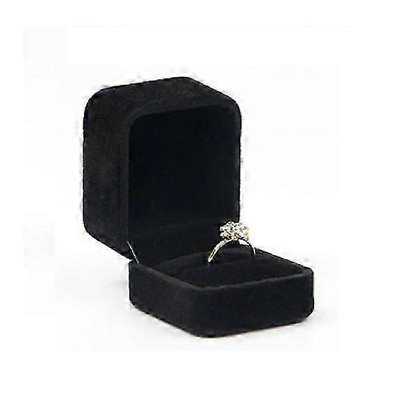 Jewelry box for ring Black