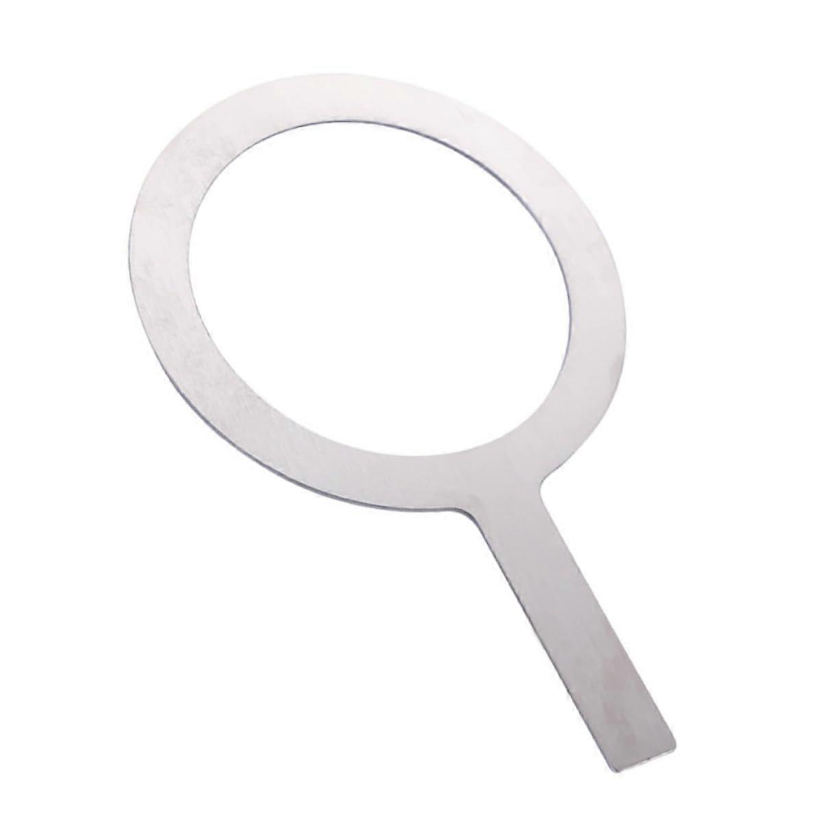 Stainless Steel Milk Tea Cup Ring with Rim Protector Rustproof Handle for Cafe Dessert