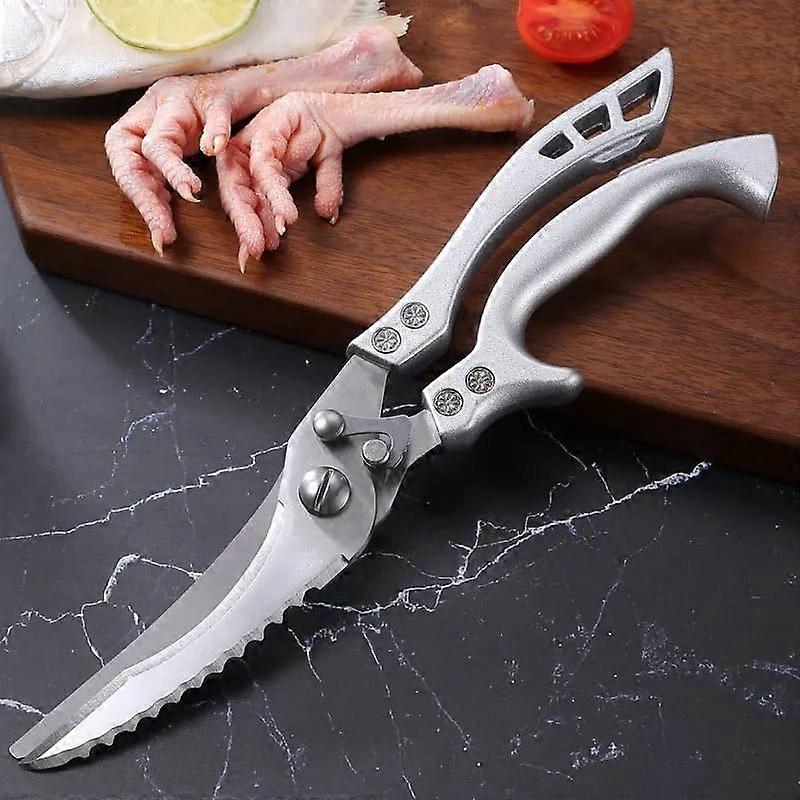 Kitchen Shears Stainless Steel Sharp Blade Heavy Duty Poultry Scissors for Chicken Fish Duck