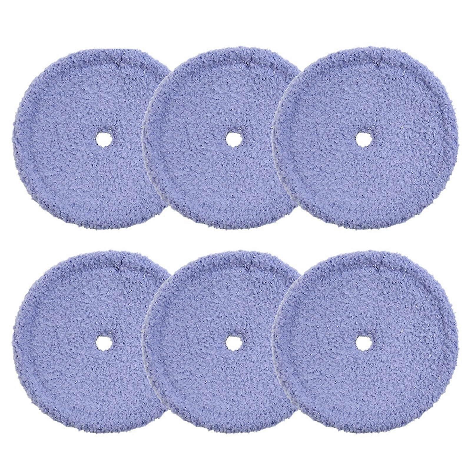 Robot Mop Replacement Pads for EVERYBOT Edge RS700 RS500, Washable Microfiber Mopping Cloths, 6PCS