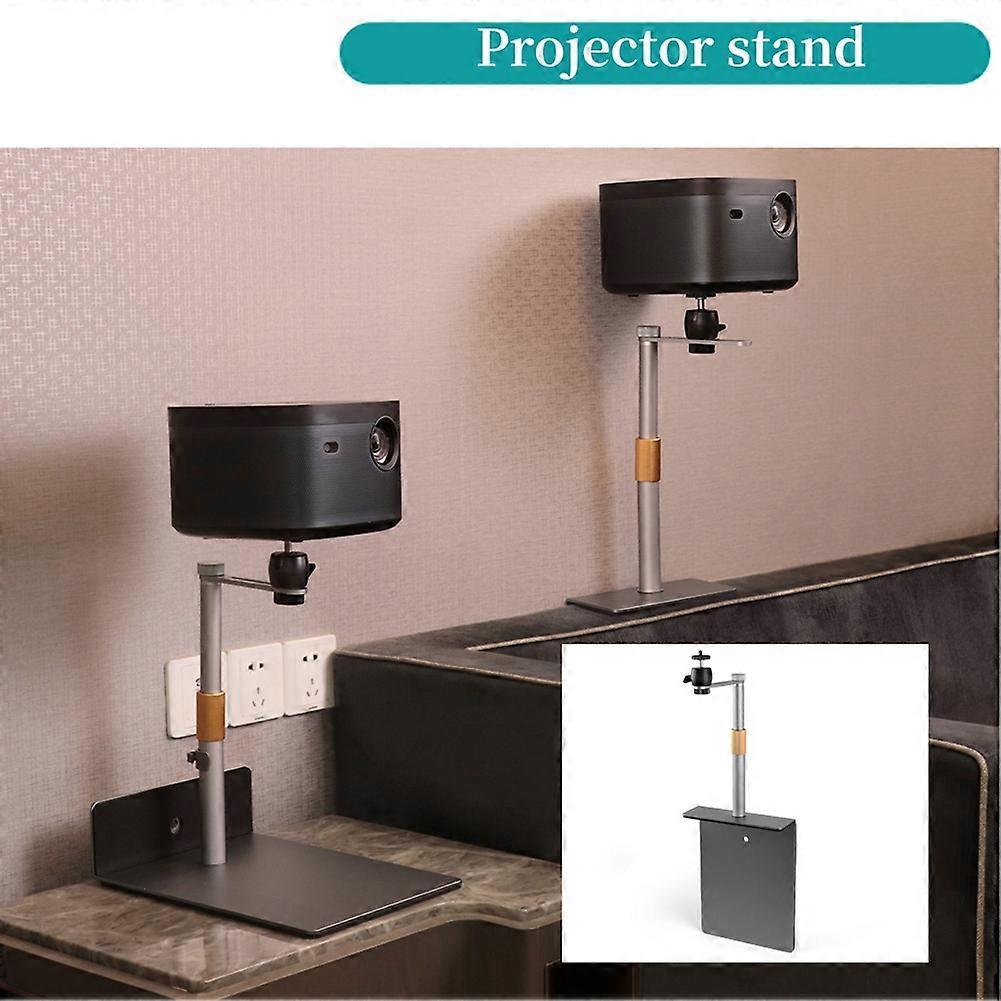 Multifunctional Projector Stand for Bedside Desktop Sofa Bed 360° Rotation Adjustable Projector Support Bracket