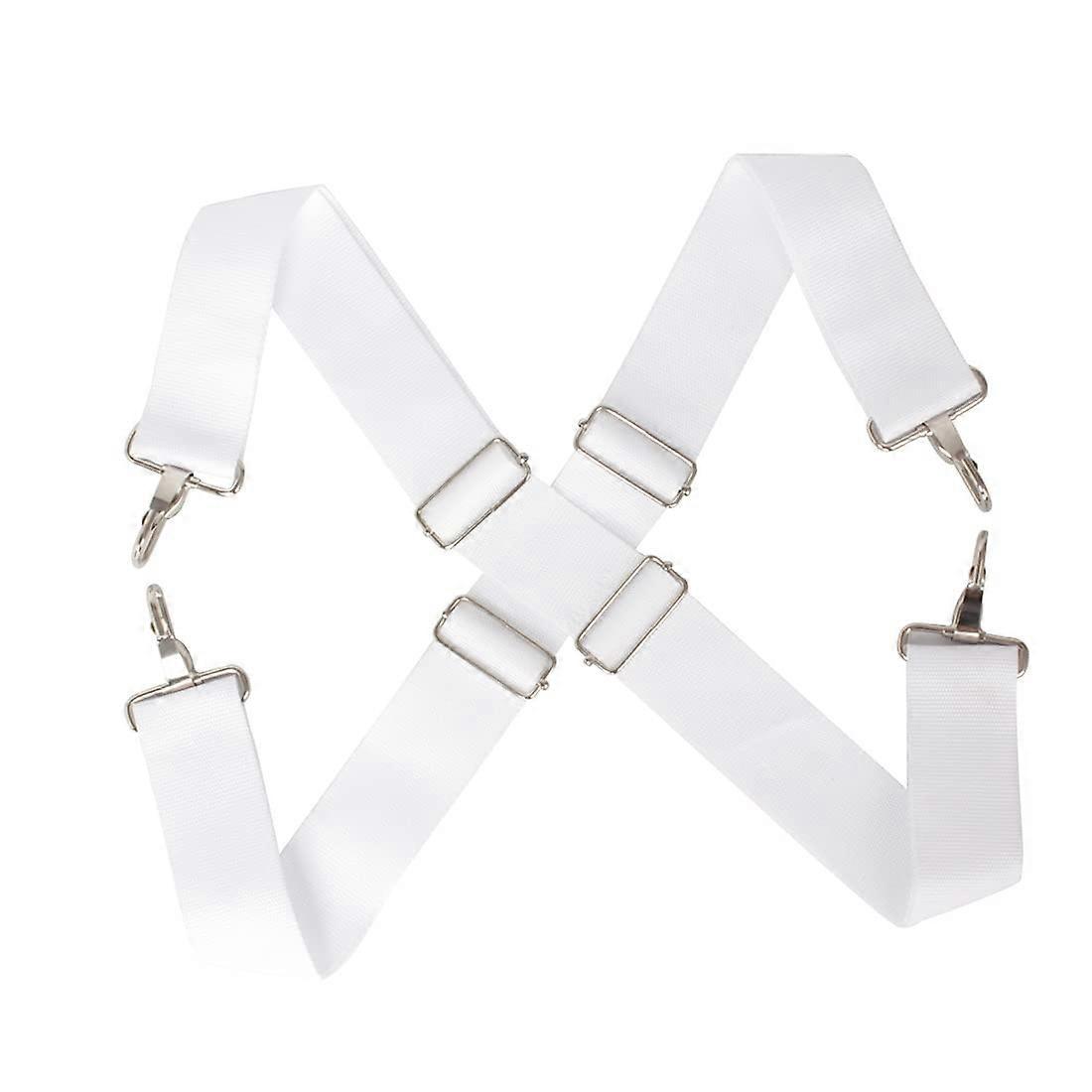 Adjustable Nylon Snare Drum Shoulder Strap with Double Sling Holder for Marching Band