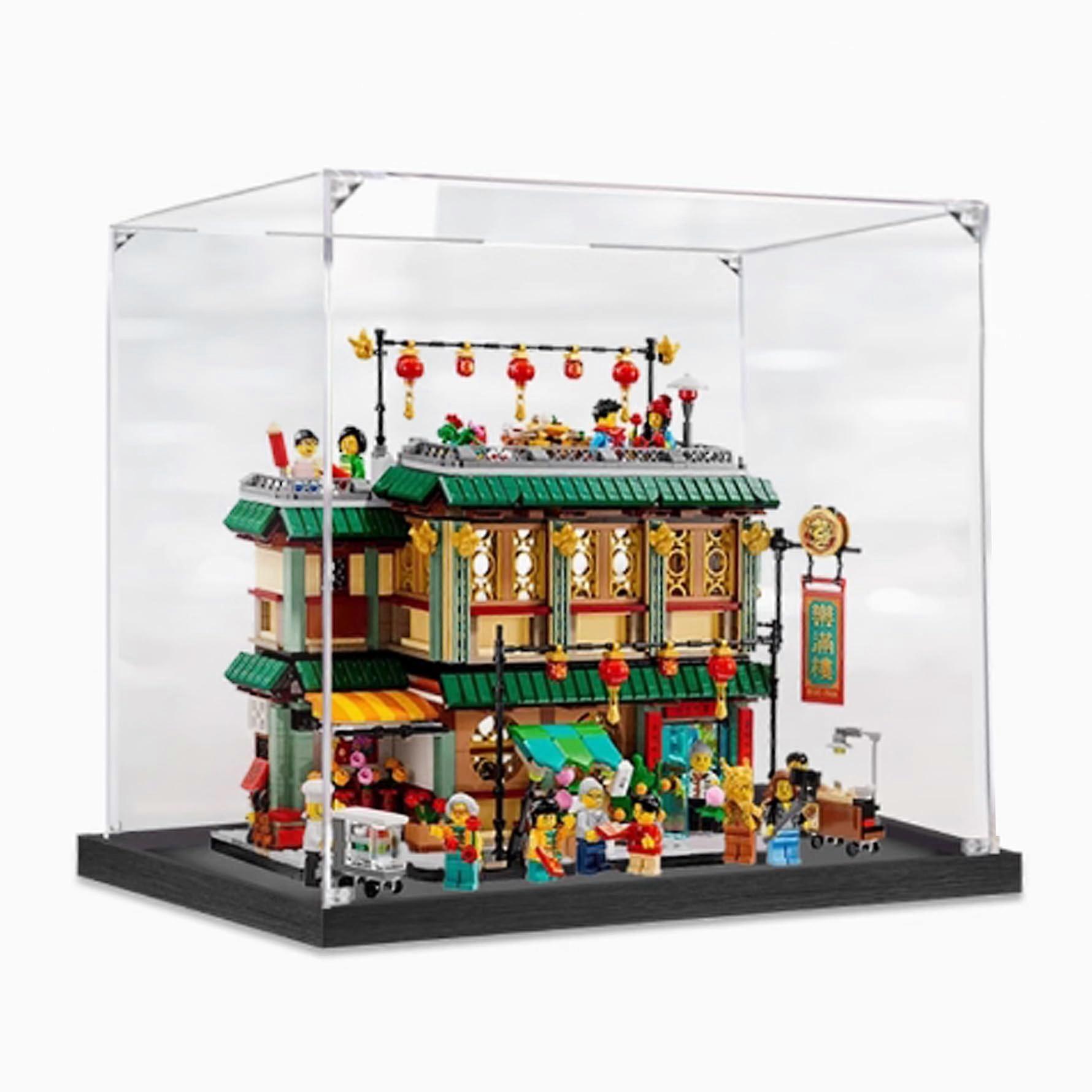 Acrylic Display Box for  80113 Le Mansion, Transparent Dustproof Stackable Case, 3mm