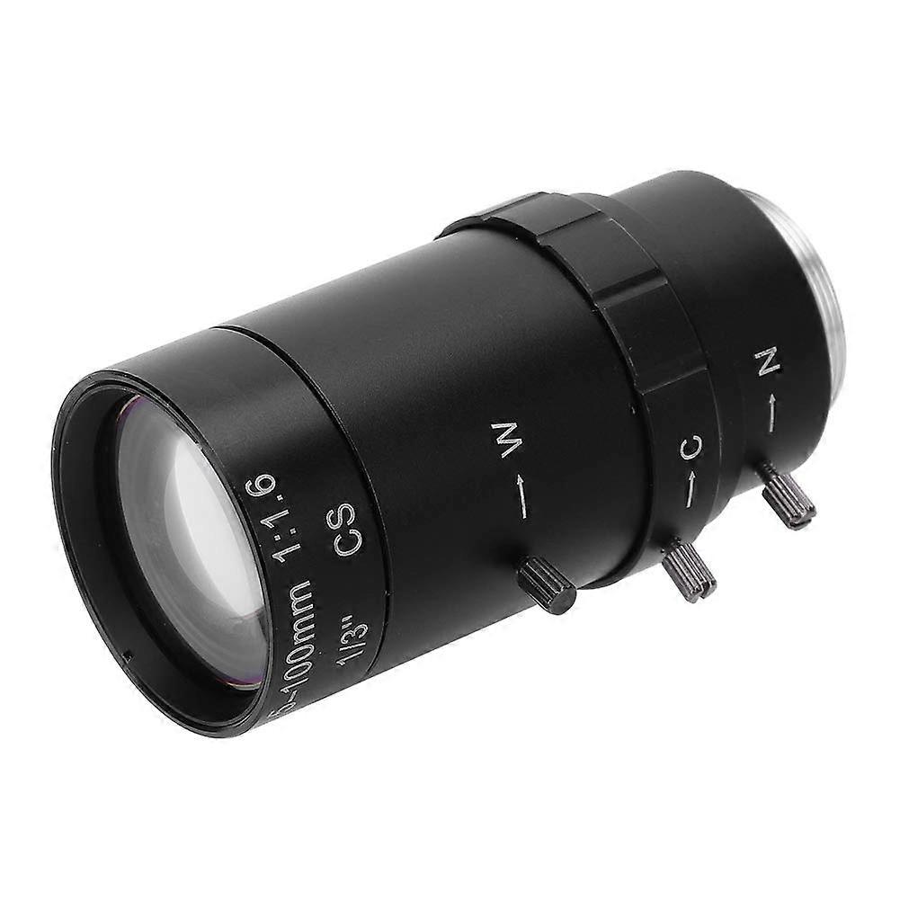 CCTV Zoom Lens 5100mm CS Mount Lockable Manual Aperture Low Distortion for Security Camera