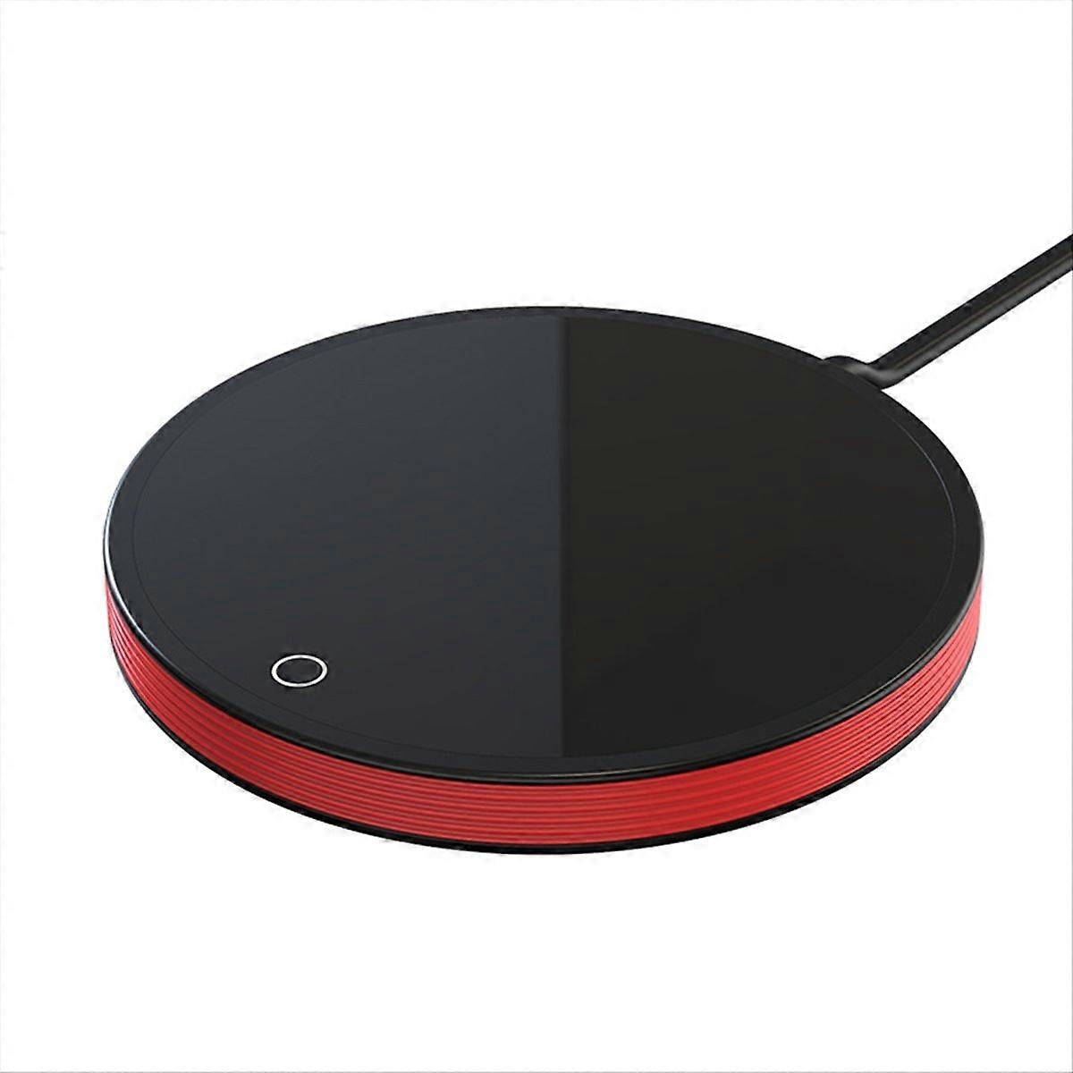  Thermal Coaster Cup Heating Pad Red & Black EU Plug
