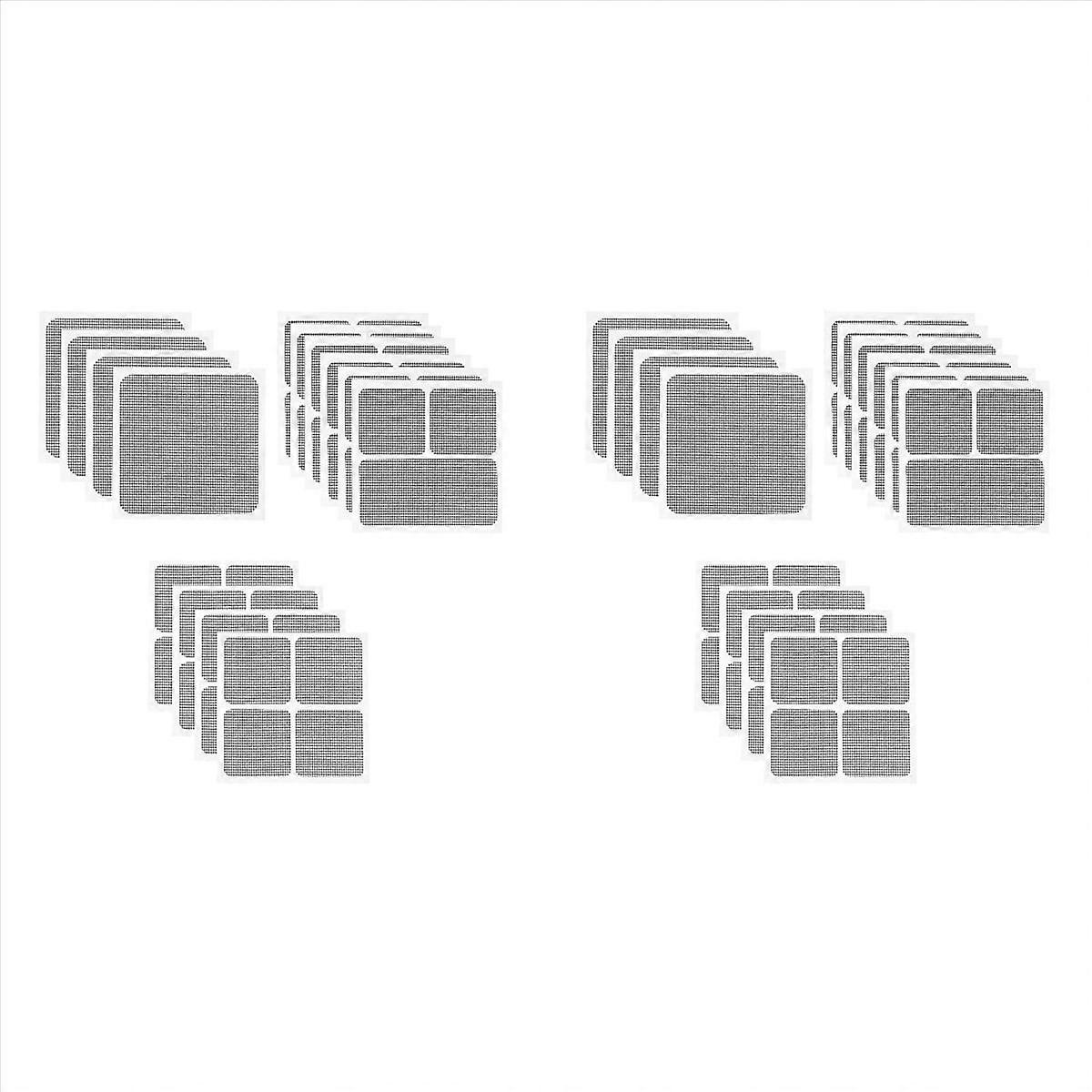 14 Sheets Window Screen Patches Kit, 3 Sizes, for Mesh Screen Door