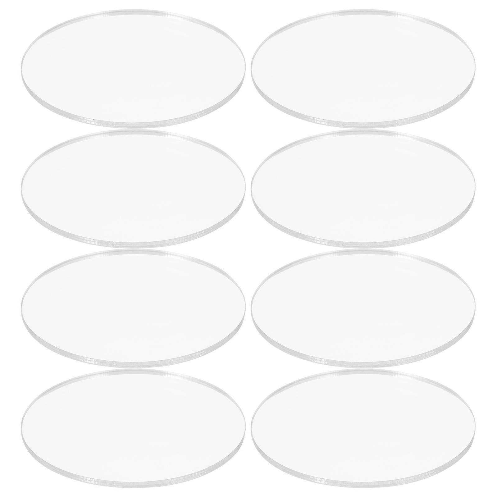 Simple Acrylic Miniature Base for Figures Intended for DIY Work 10Pcs