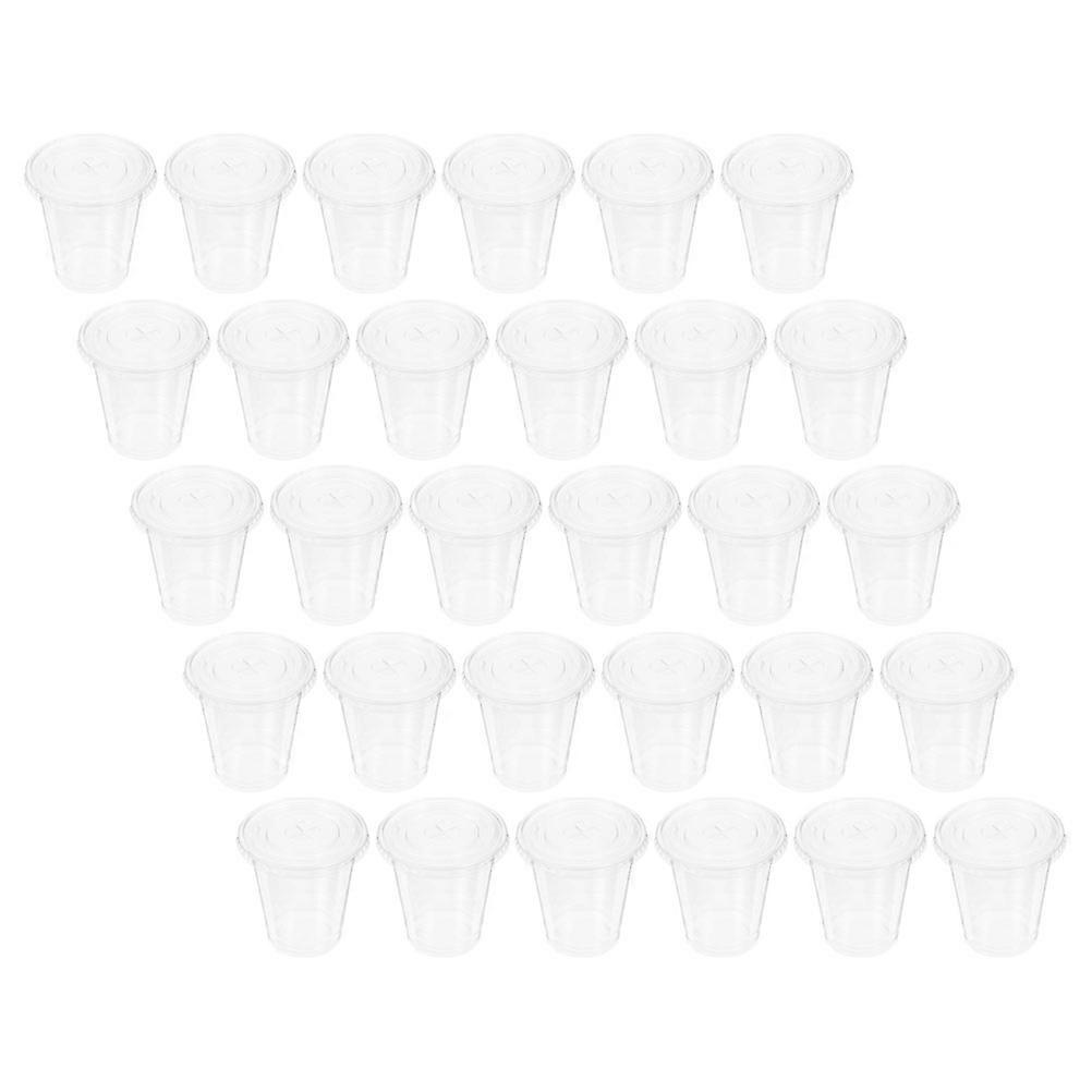 Beverage with Lids for Smoothie Drinks 100Pcs
