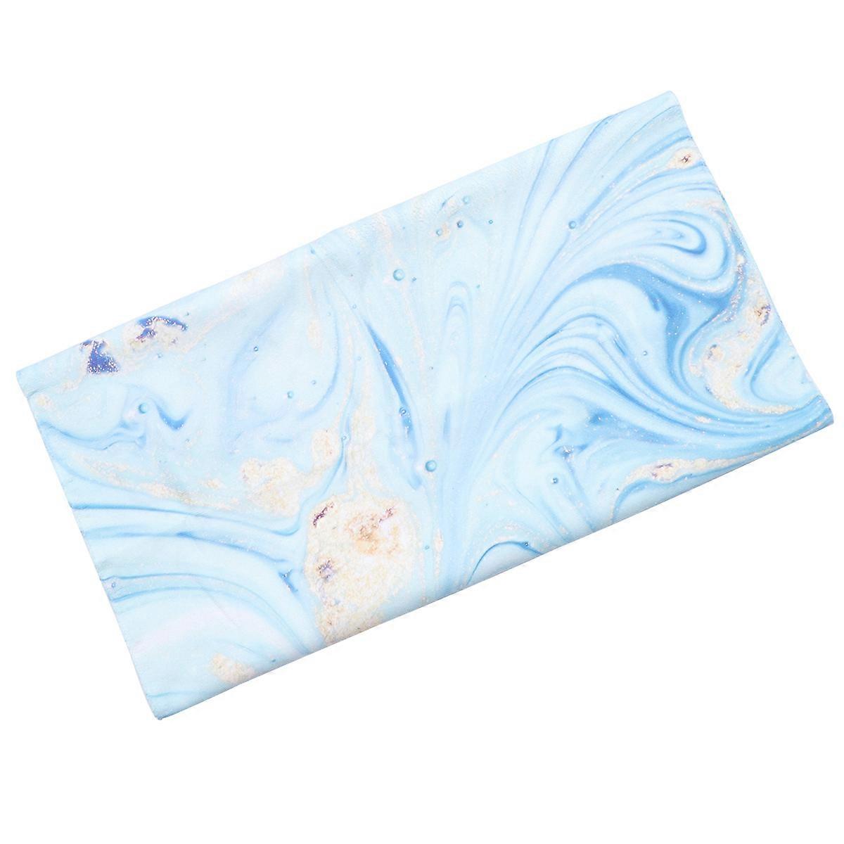 Bath Towel Microfiber for Water Absorption 2Pcs Blue Towels