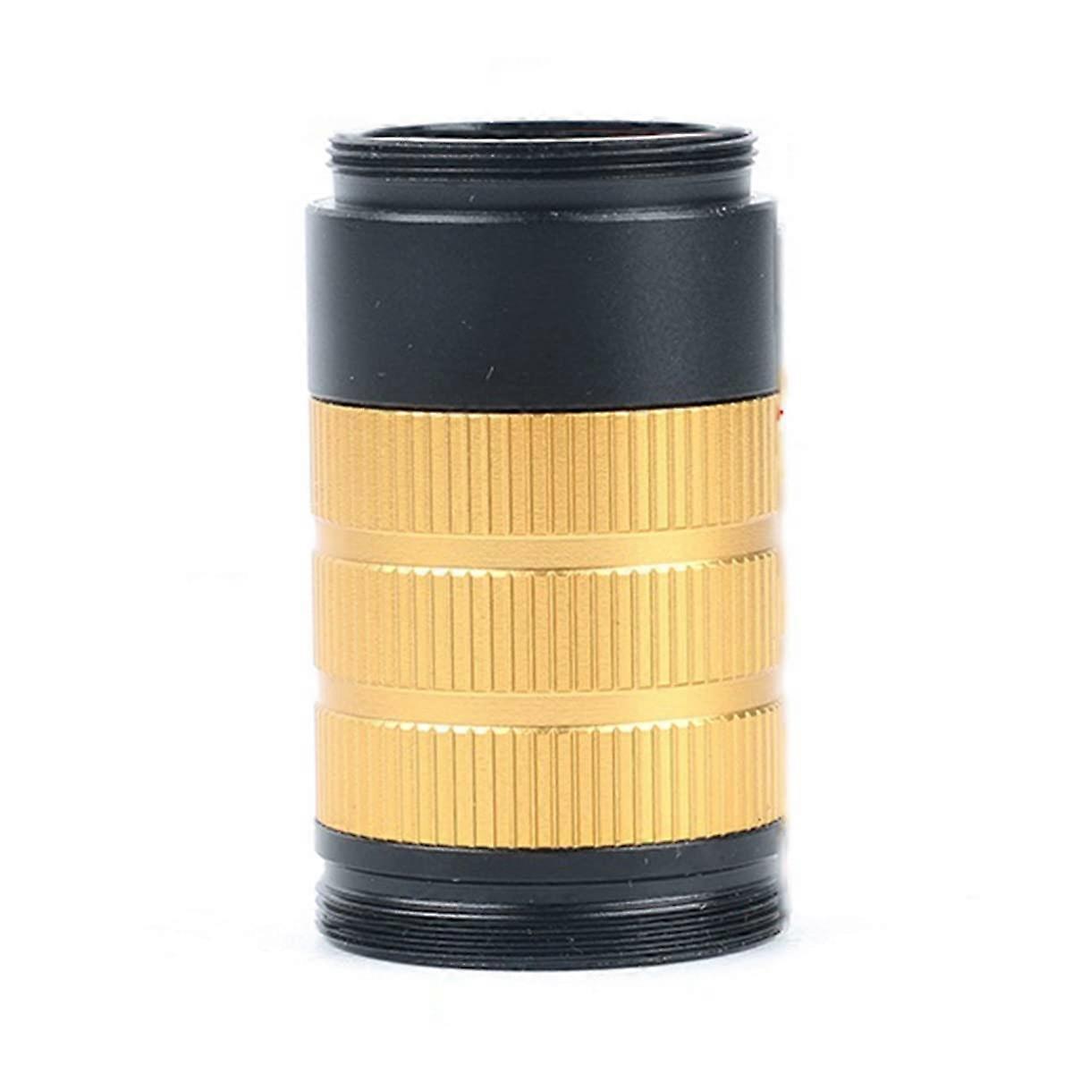 Video Microscope Camera Lens 50X Adjustable Zoom Industrial CMount with Precise Color Matching