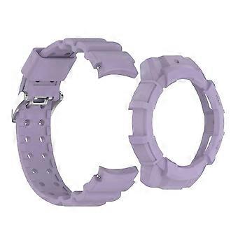 Bracelet en silicone pour Apple Watch 7 44 mm avec étui de protection et fermoir magnétique sécurisé