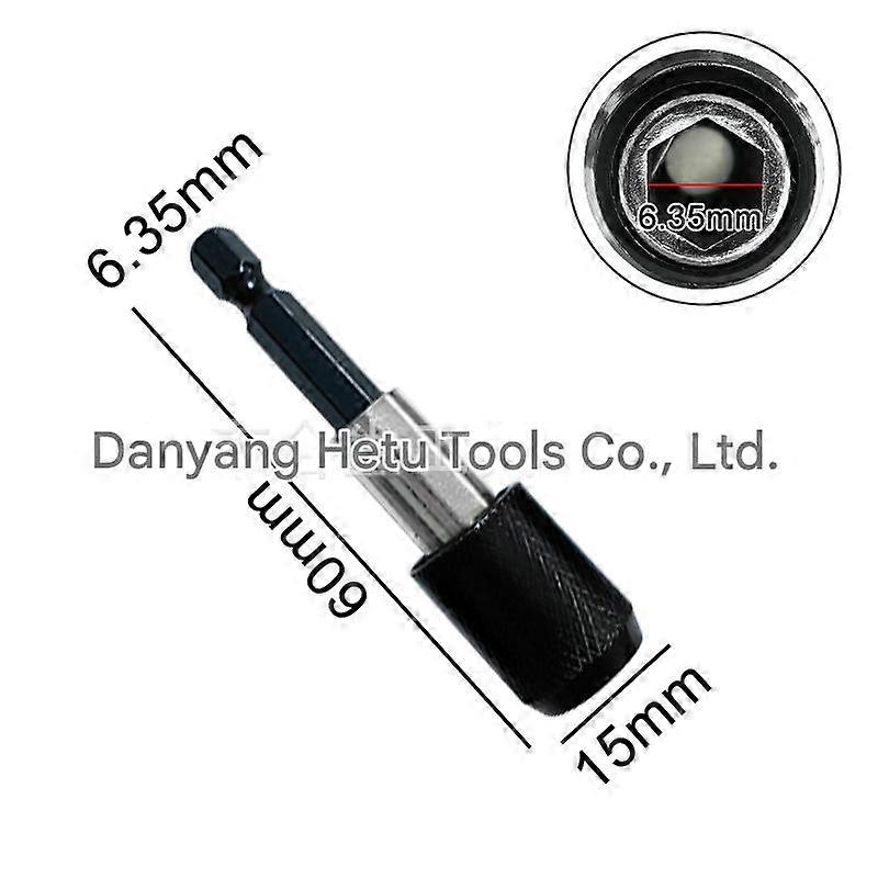 Hex Quick Release Lock Extension Rod, Drill Adapter, Bit Extension