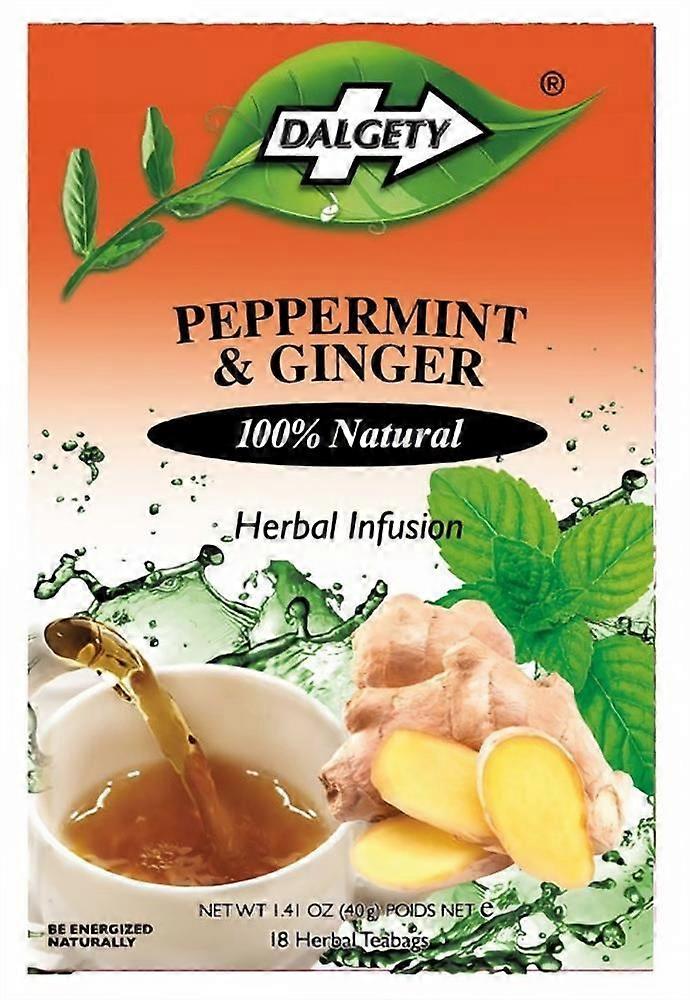 Dalgety Teas Peppermint & Ginger 18 Teabags - 2 Pack
