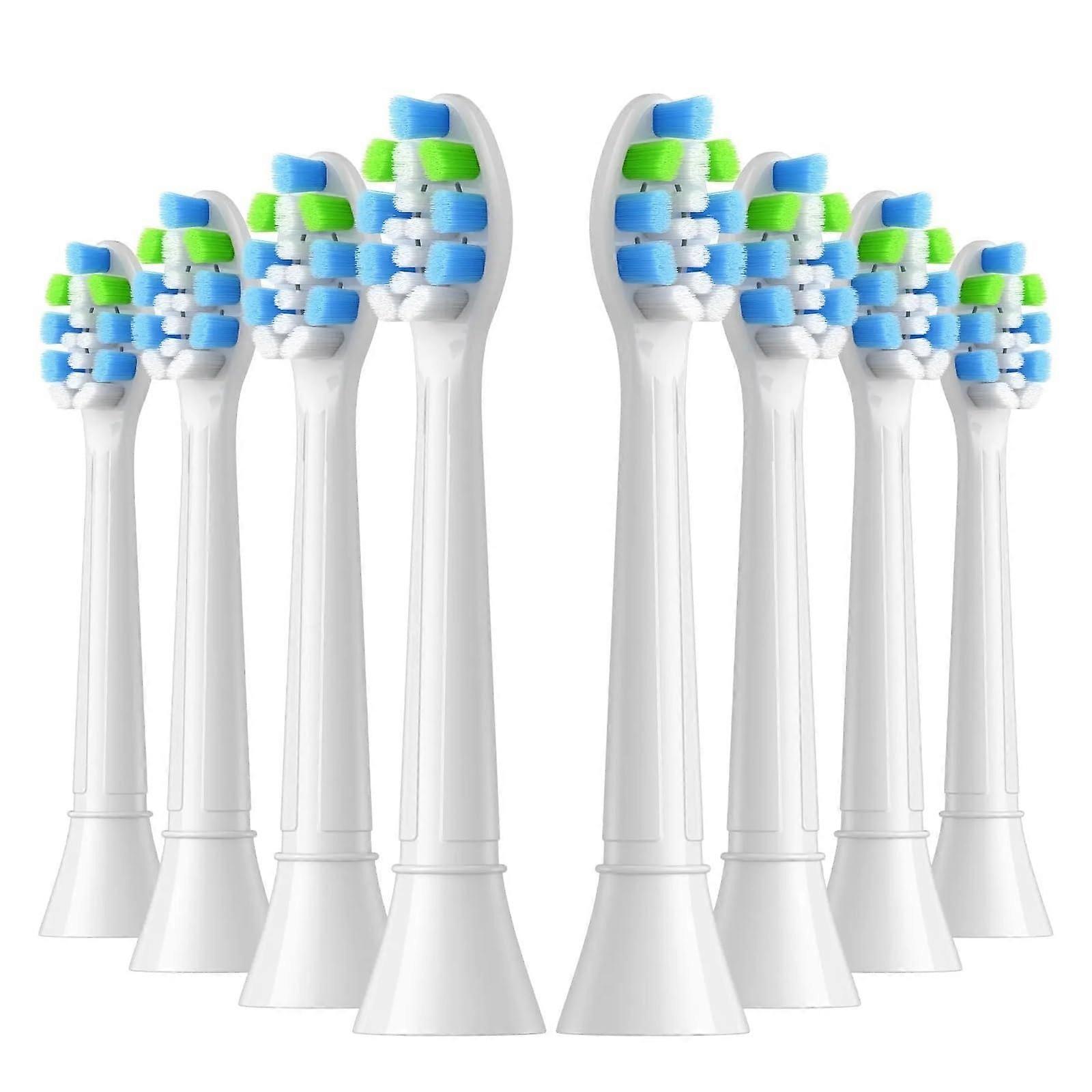 Electric Toothbrush Heads, Soft MultiAngle Bristles Replacement, 8 Pack for Effective Cleaning