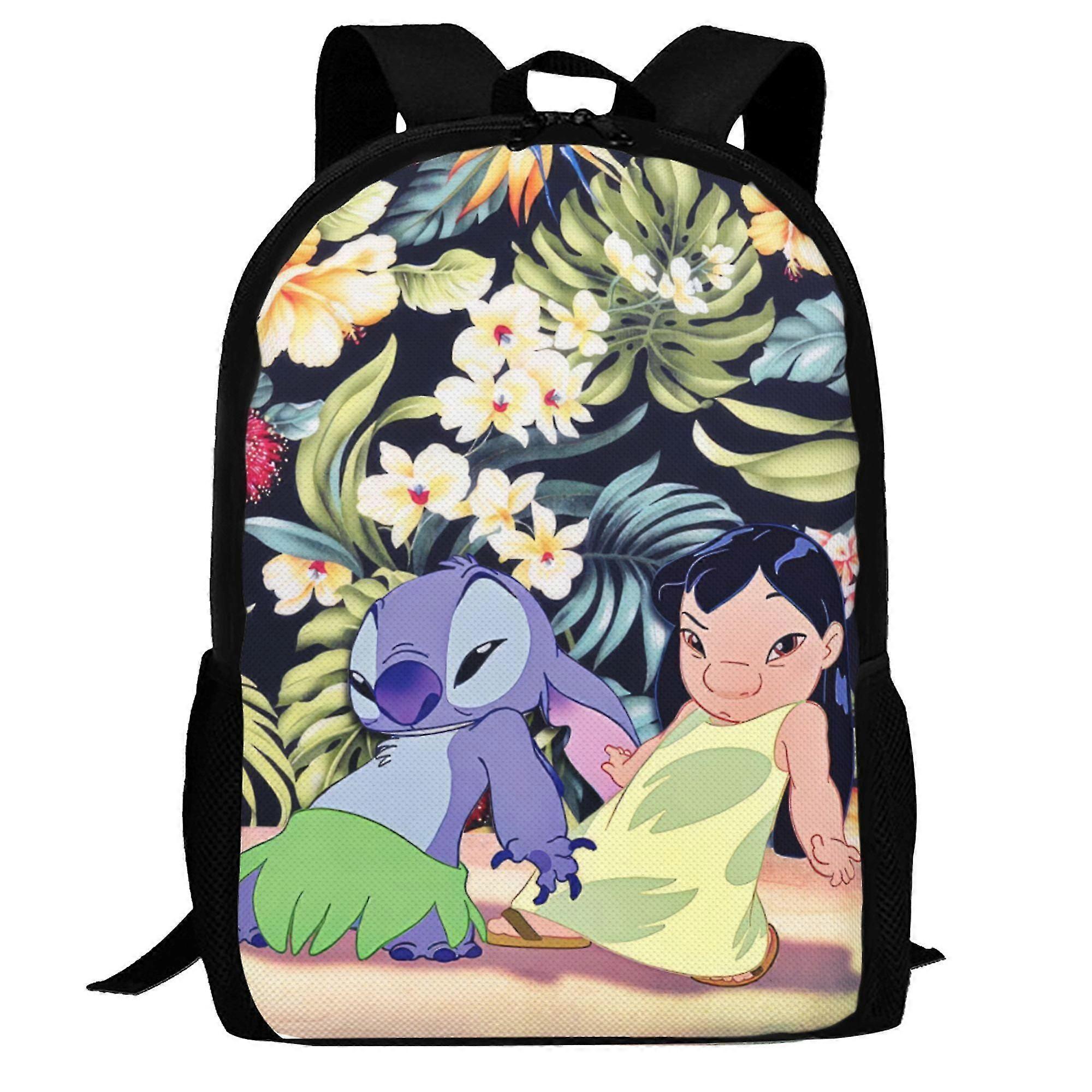 j6677 Lilo & Stitch Backpack for Kids Boys Girls Large Capacity Multifunction School Backpacks Lightweight Sports Travel Laptop Bag Daypack e6677
