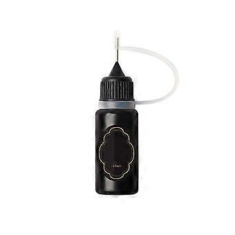 Starker Nagelkleber zum Auftragen mit Pinsel, 10 ml, Schnellklebende Formel für Acrylspitzen und künstliche Fingernägel