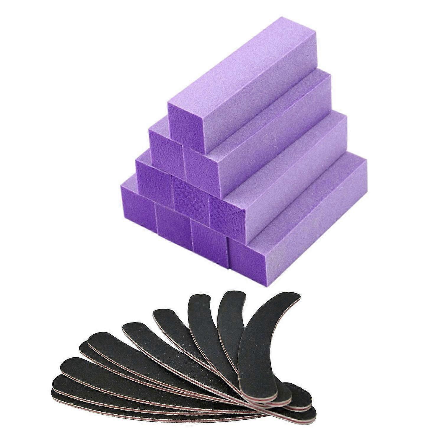 20pcs Nail Files Buffer Block Double Sided Set