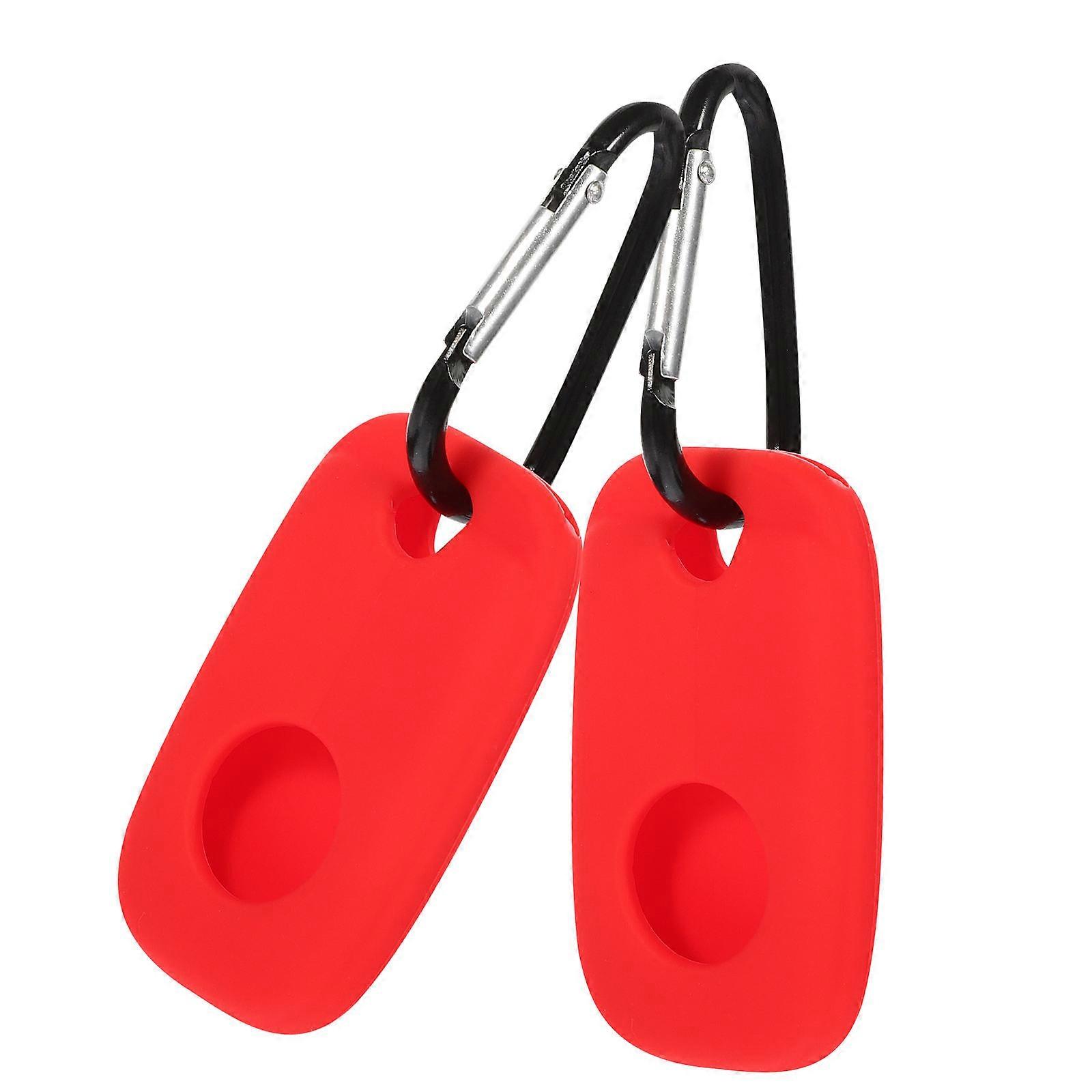 2Pcs Silicone Shells for Tracker Protection Tile Pro 2022 Red