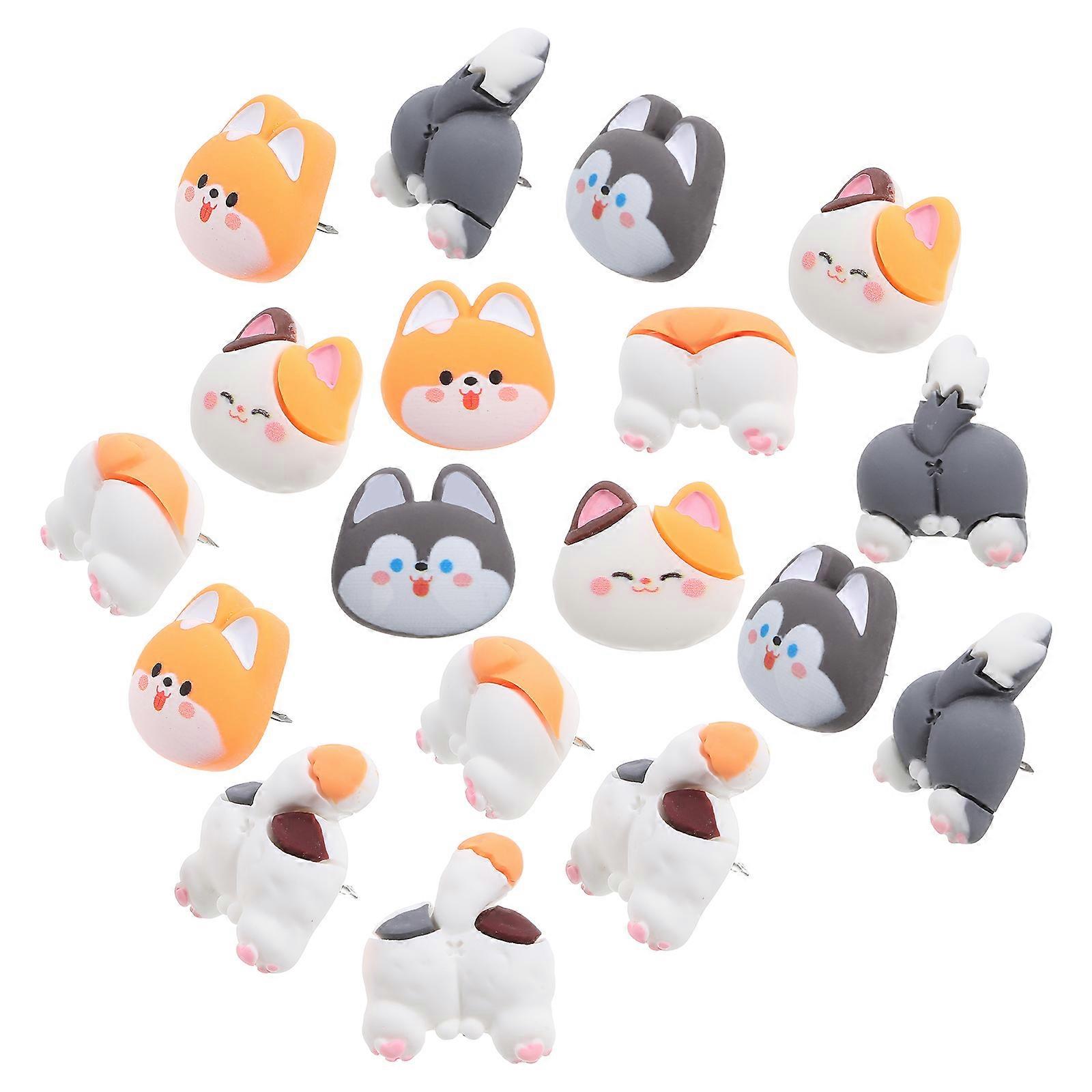 Animal Pushpins Push Pins for Fixing 30Pcs Assorted
