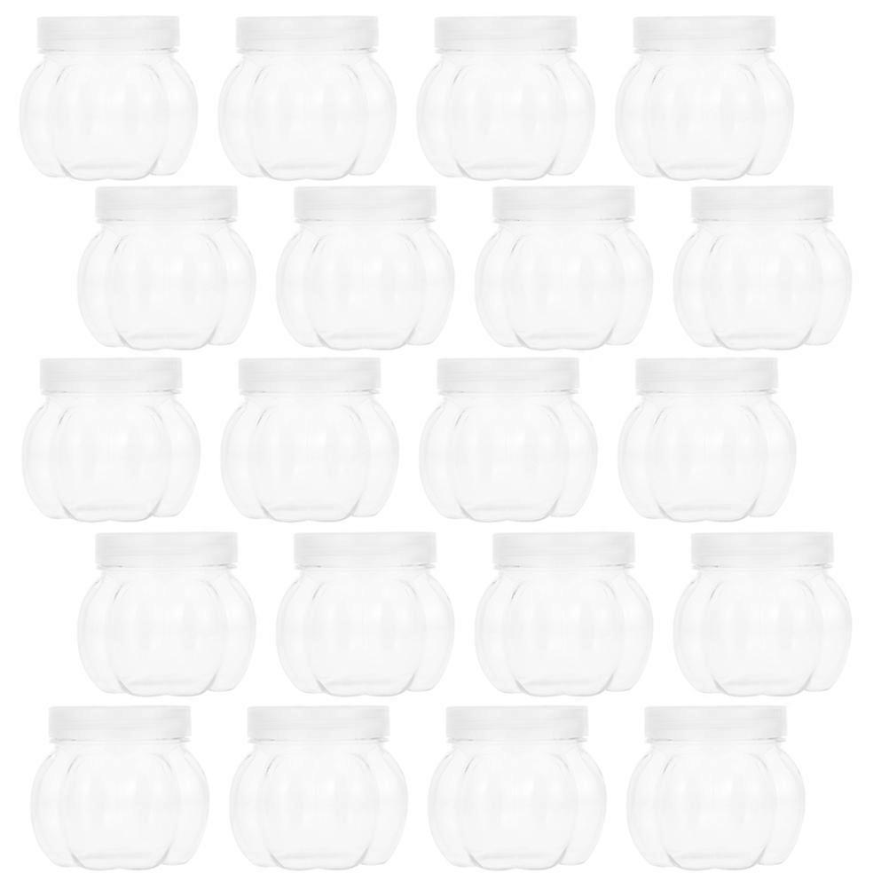 Pumpkin Candy Jars Transparent Cookie Jar for Party 20Pcs Container